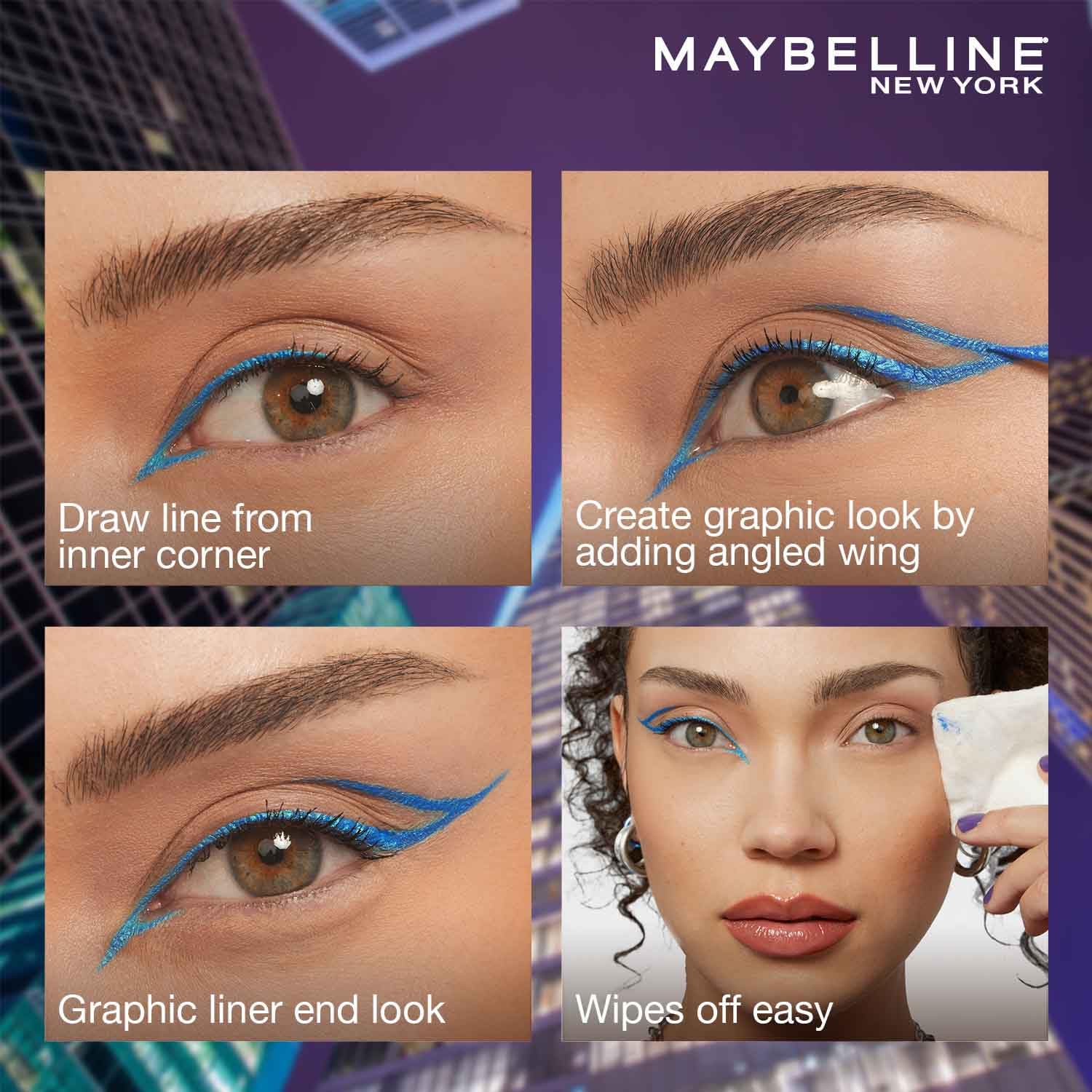 Maybelline New York Tattoo Play Metallic Green Liquid Eyeliner, Metallic | Longwear Waterproof Eyeliner, 2.1ml