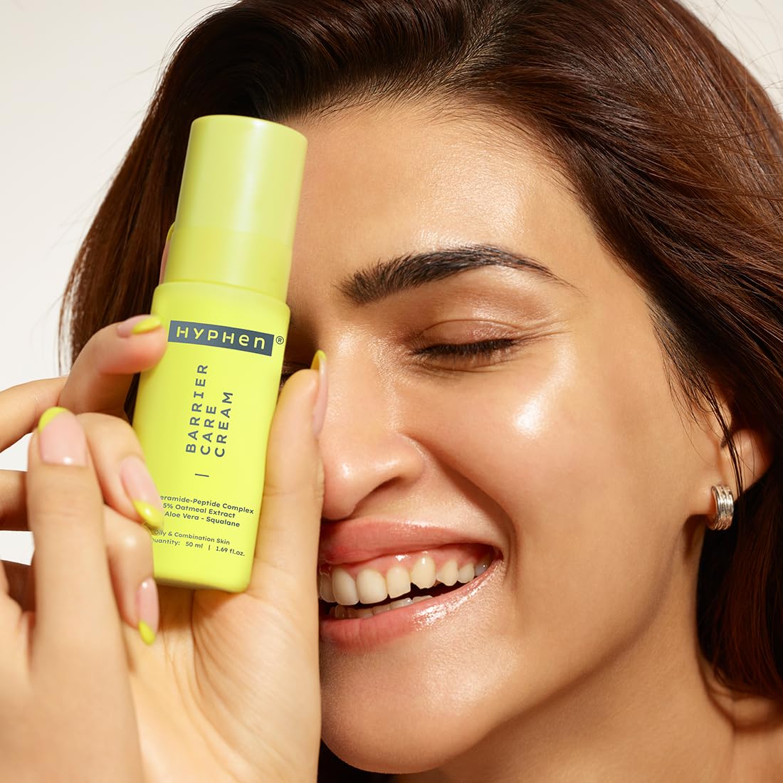 Hyphen 2% Ceramide-Peptide Complex Barrier Repair Face Moisturizer- Oily Skin | Lightweight Gel Cream, Oil-Free Hydration- Dull, Dehydrated Skin | Non-Comedogen