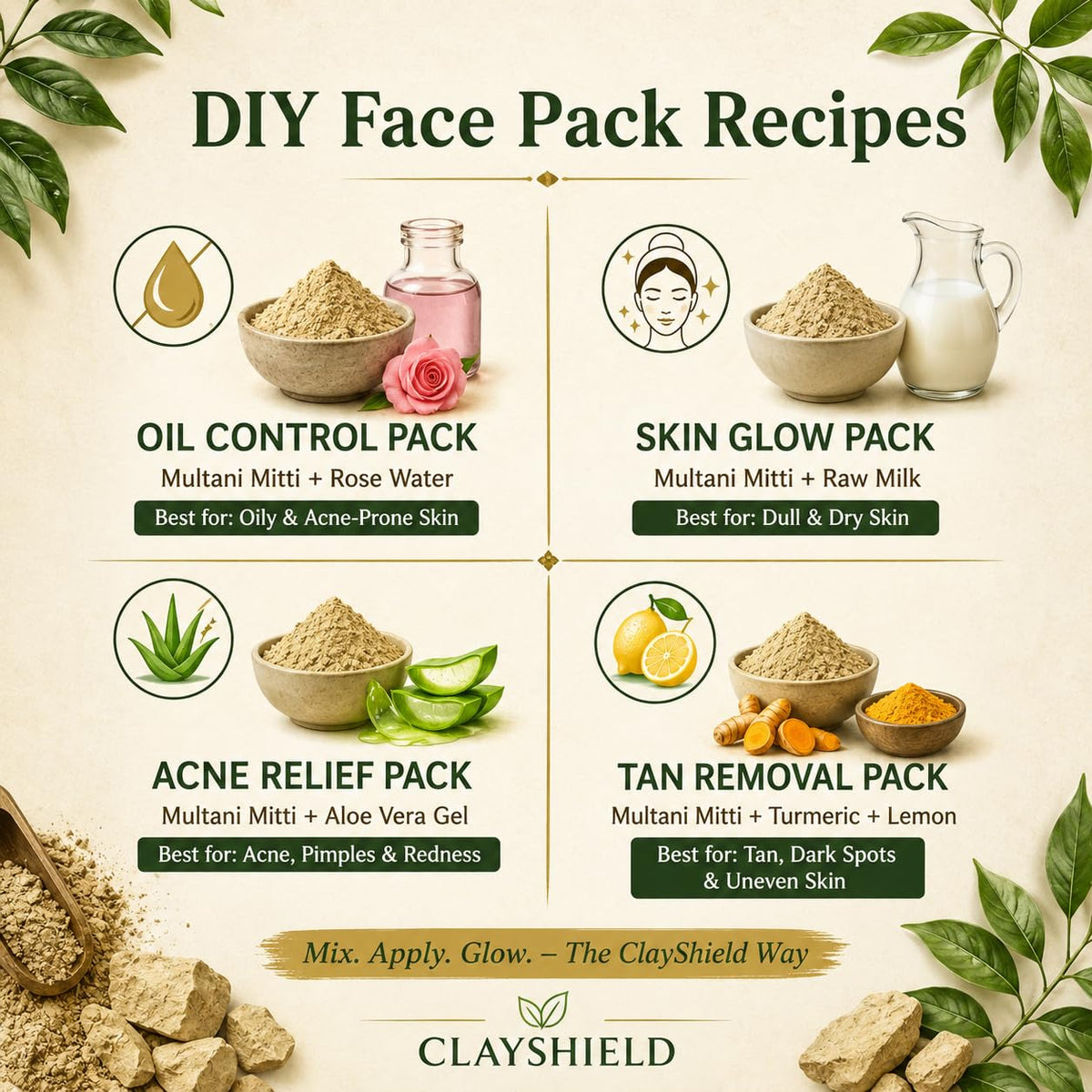 100% Pure Multani Mitti Powder 200g with Free Wooden Brush | Fuller's Earth Face Pack | Deep Cleansing, Oil Control & Natural Glow | Ayurvedic Skincare for All