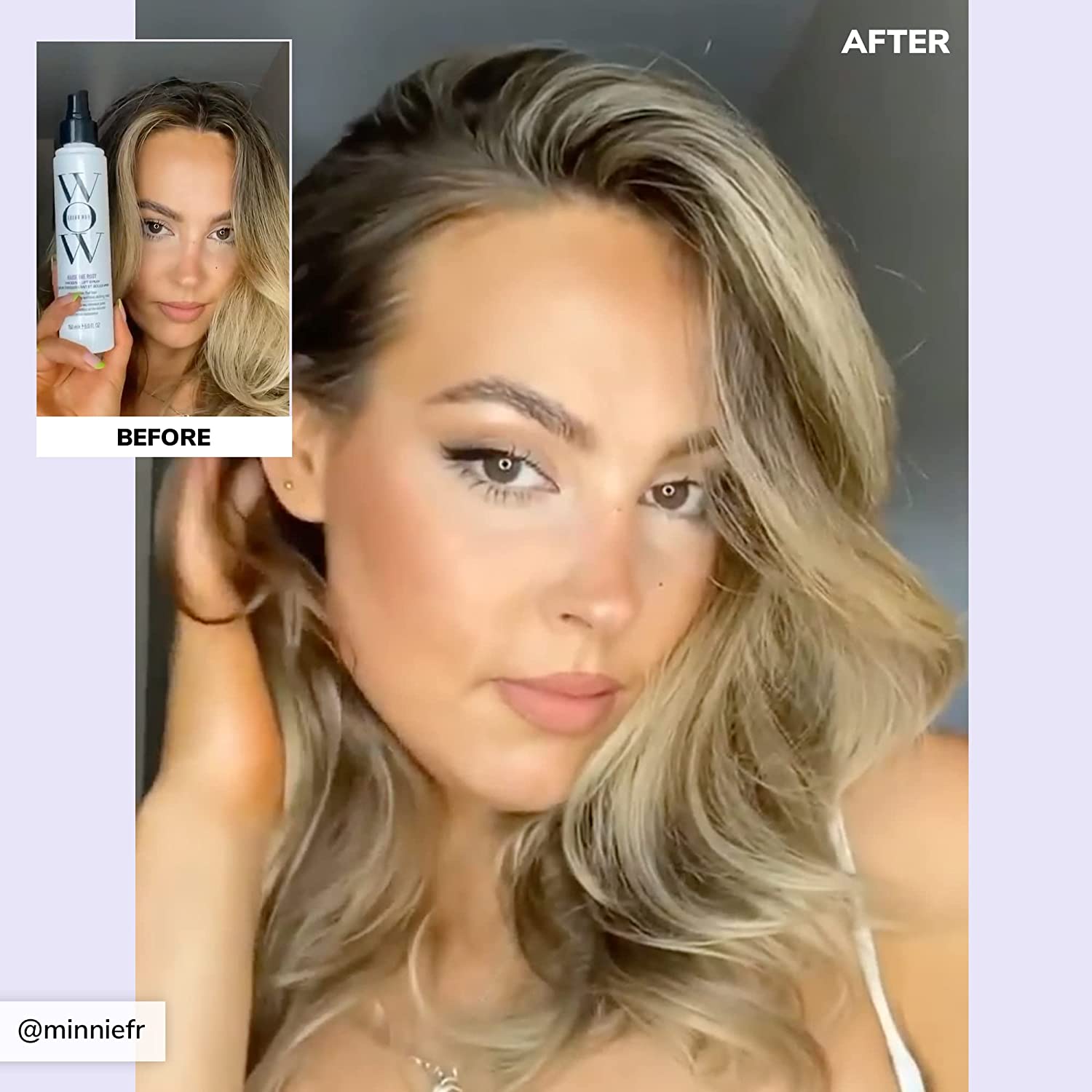 Color Wow - Raise the Root Thicken + Lift Spray – All-day root lift + volume on wet or dry hair (75mL)