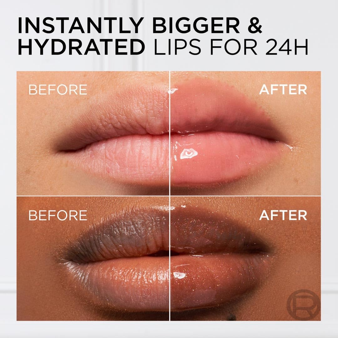 L’Oréal Paris Plump Ambition Hyaluron Lip Oil- 510 La Nuit Sparkle- Plumping Lip Oil, 5 ml