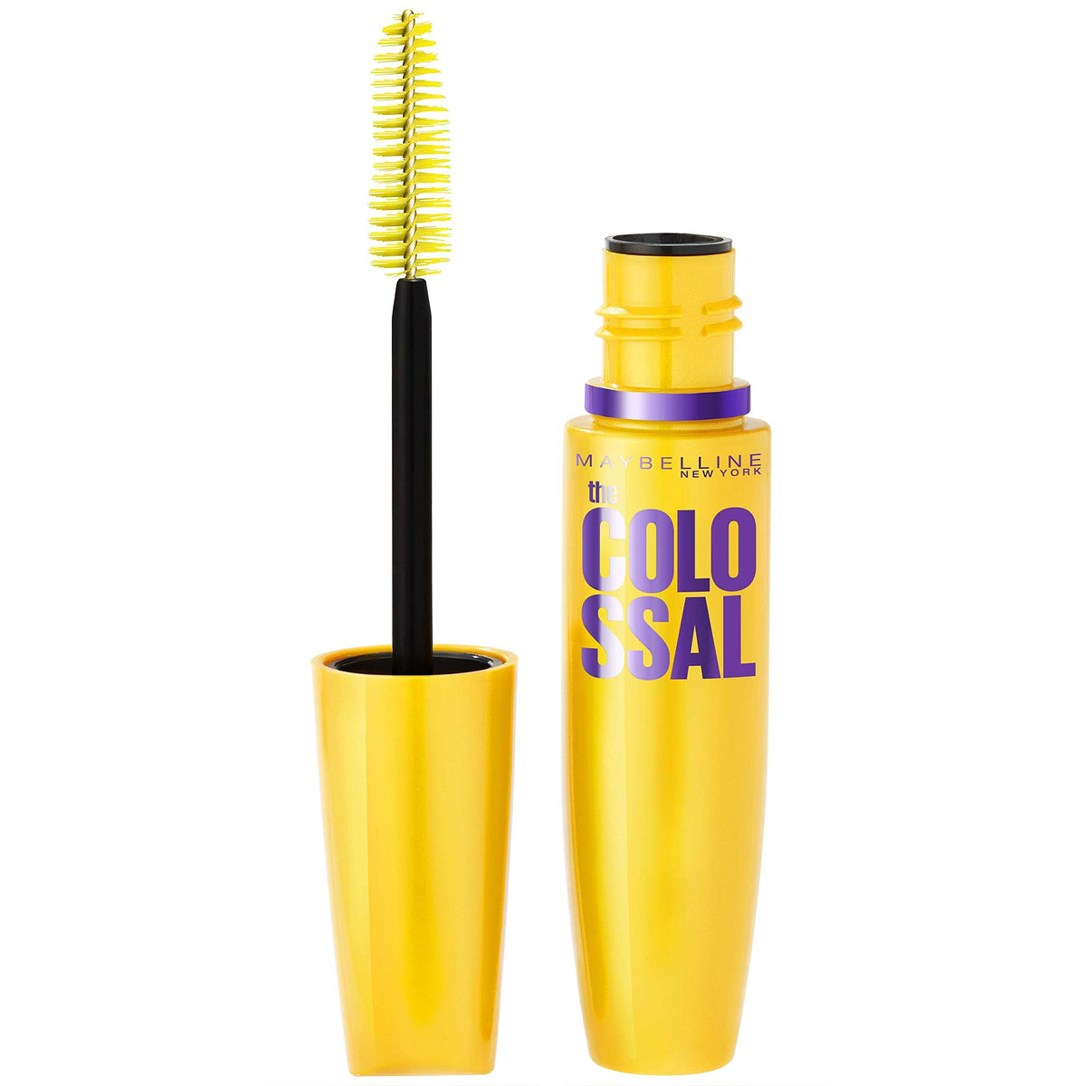 Maybelline Volum' Express Colossal Washable Mascara Makeup, Volumizing, Glam Black, 1 Count GLAM BLACK 0.31 Fl Oz (Pack of 1)