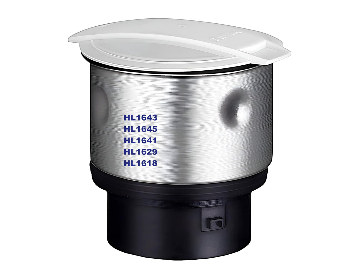 340ml Small/Chutney Jar Suitable for PHILIPS Mixer Grinder Models "HL1643/ HL1645/ HL1641/ HL1629/ HL1618" Only | Mixer Grinder Jar Replacement Parts & Accessor