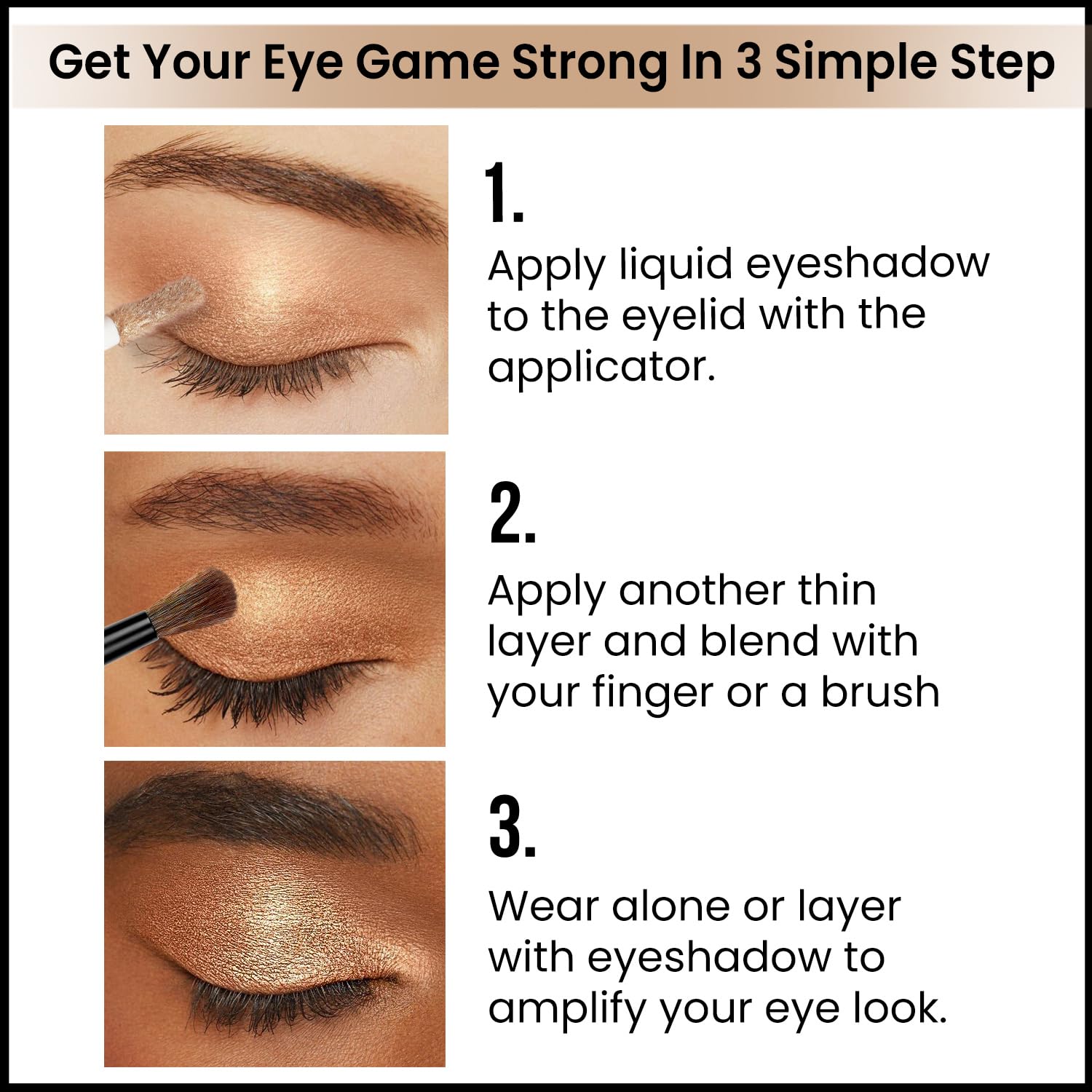 INSIGHT Liquid Eyeshadow| Smooth Glide Formula| Radiant Shimmer Finish | Highly Pigmented| Non-Transfer | Waterproof | Long Wearing Eyeshadow | Ocean Chrome-3g