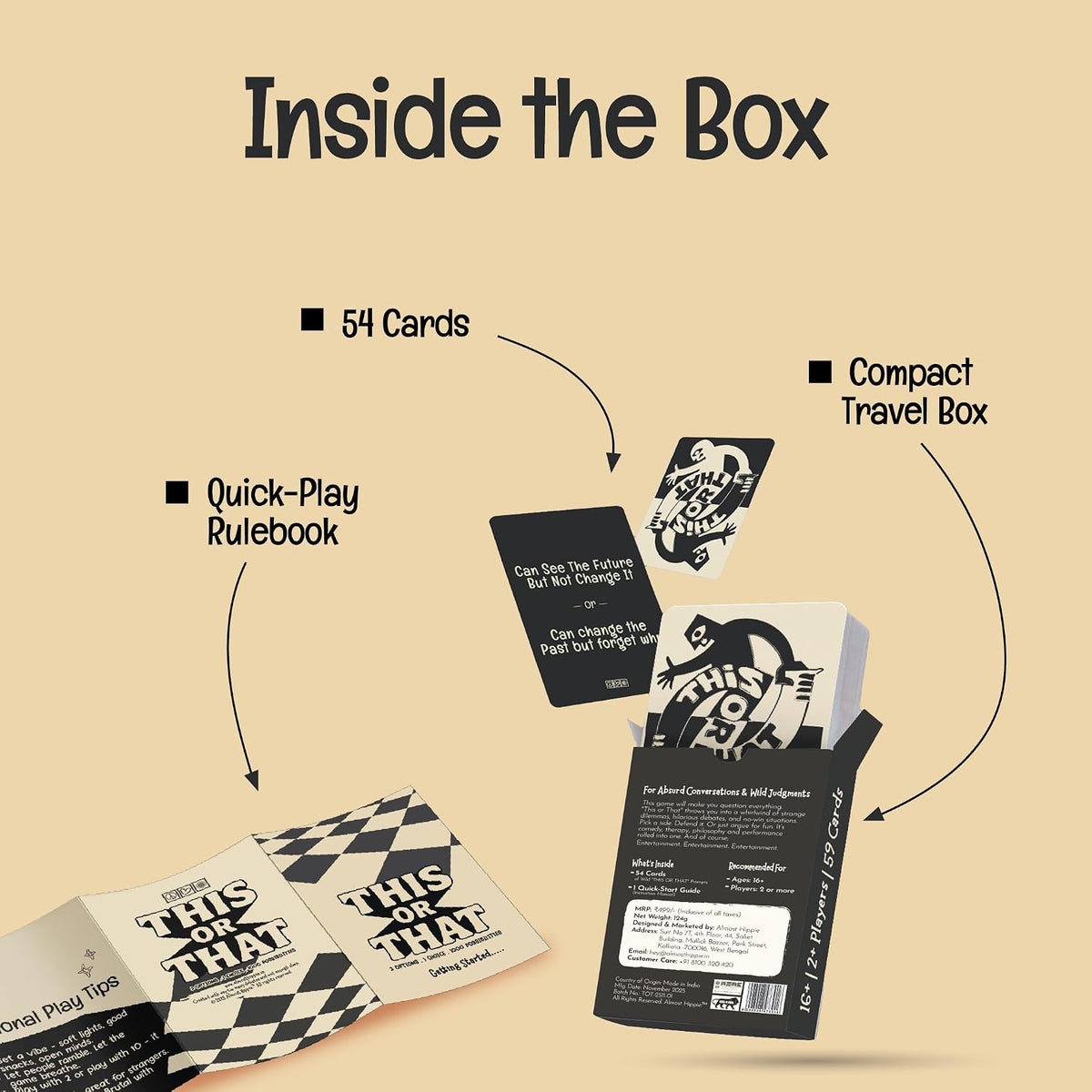 This or that Conversation Card Game for Adults