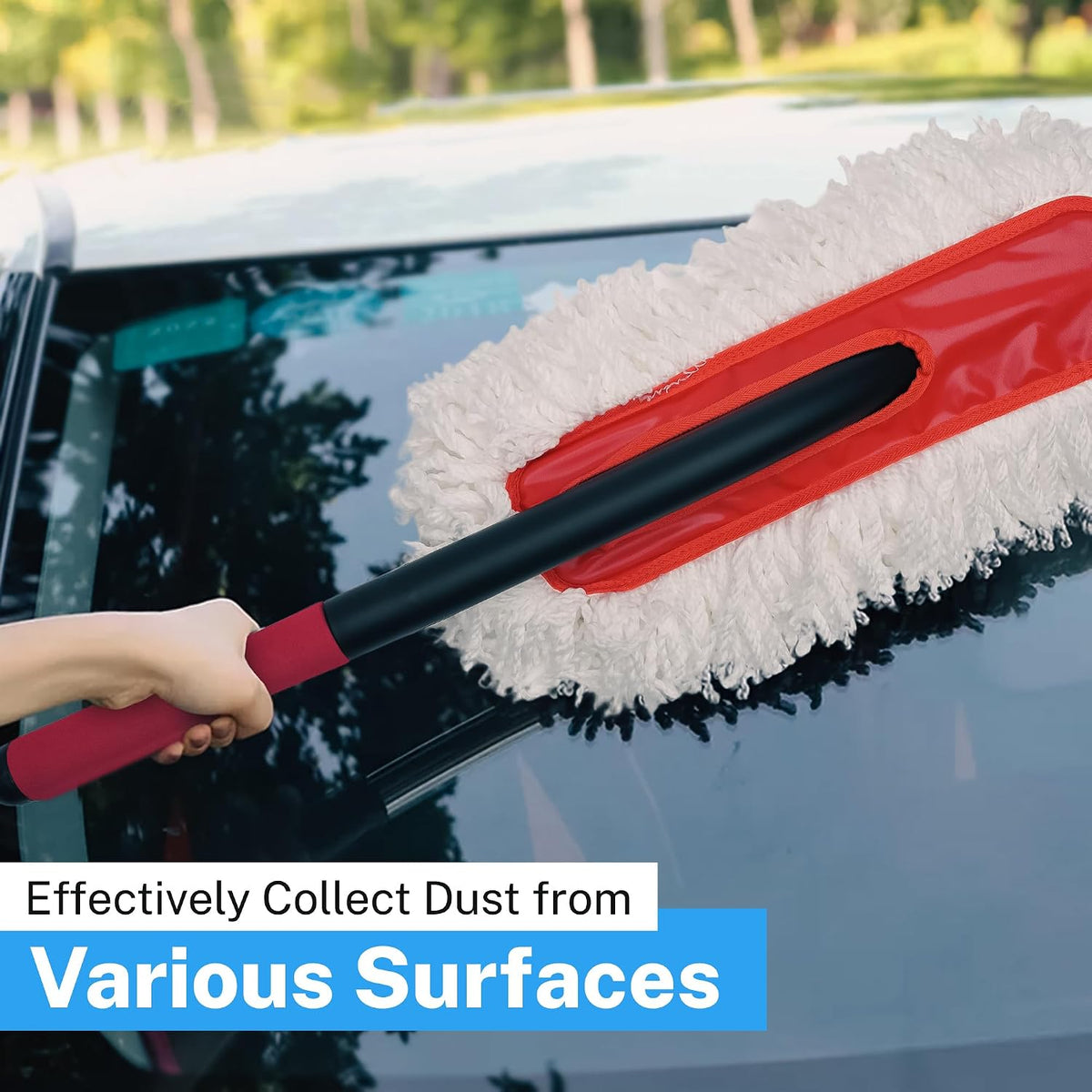 SM Arnold Microfiber Duster for Vehicle Dusting, 25"
