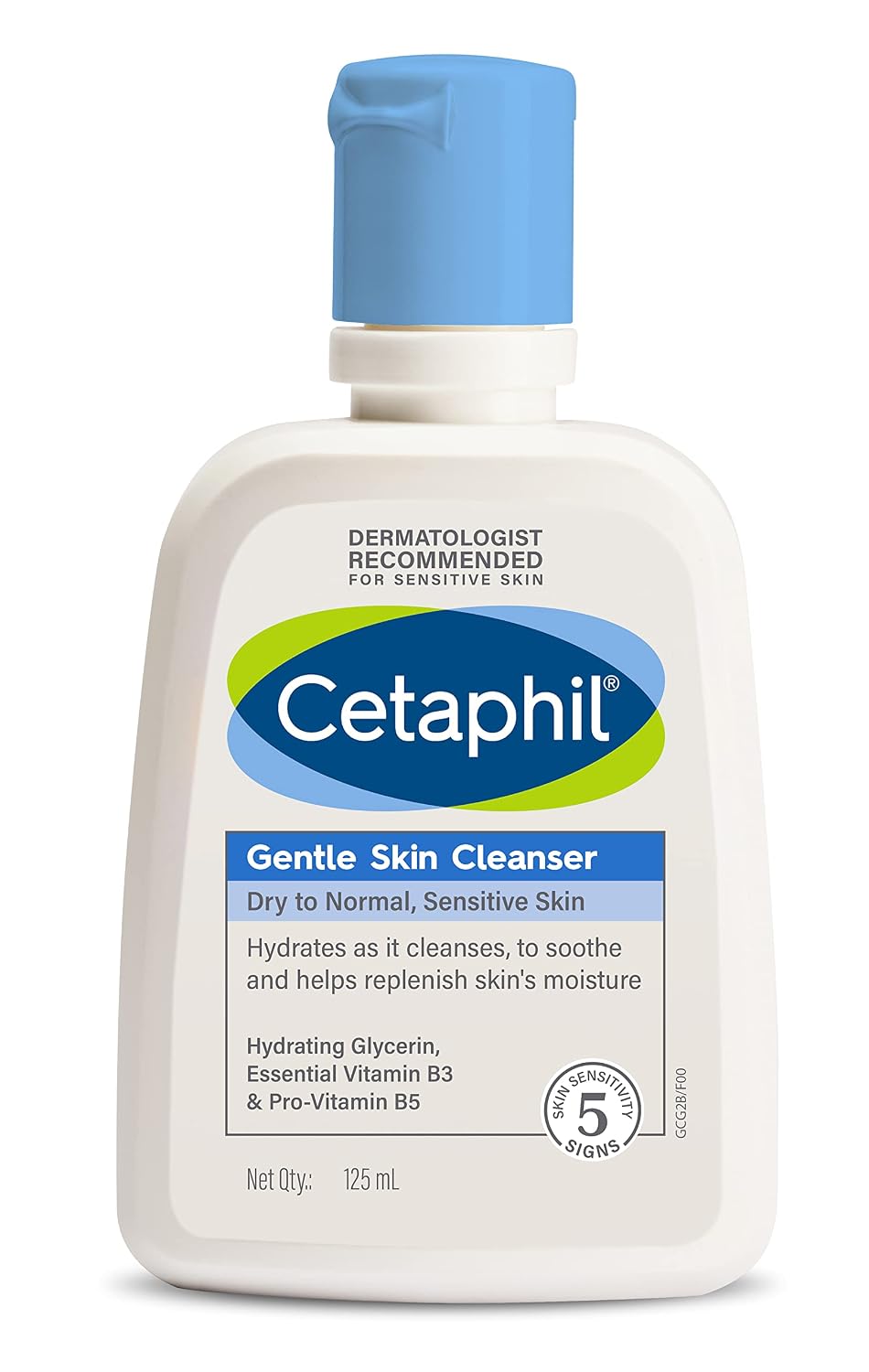 Galderma Cetaphil Dry Skin Combo Gentle Skin Cleanser, 125ml + Moisturising Cream, 250g & Sun Protection Cream, 50ml
