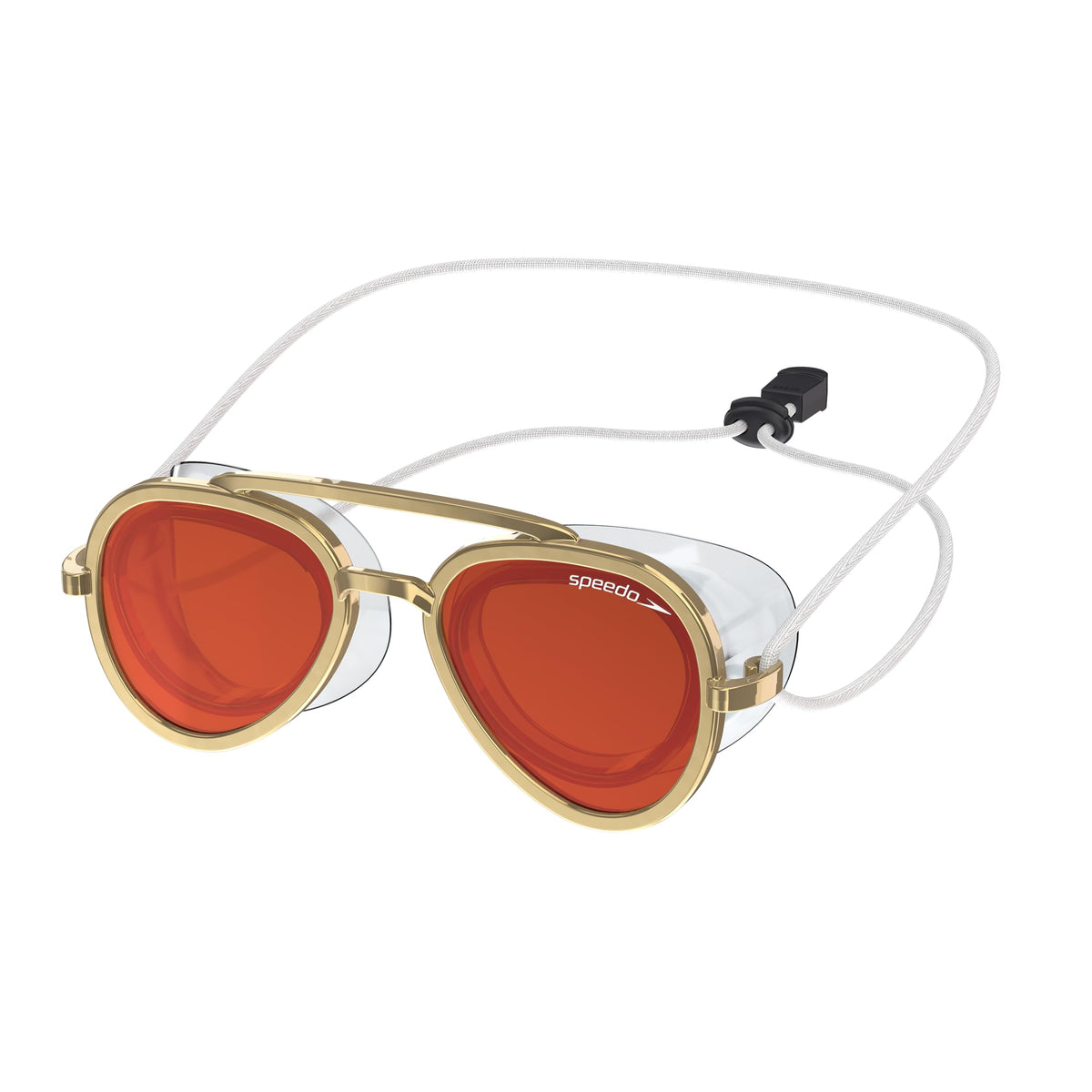 Speedo Unisex-Adult Swim Goggles Sunny G Mariner Gold/Bronze/Crimson