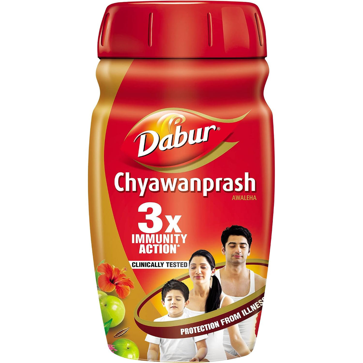 Dabur Chyawanprash - 1.5kg | 3X Immunity Action | With 40+ Ayurvedic Herbs | Helps Build Strength & Stamina | Builds Overall Health | Ayurvedic Health Supplemen