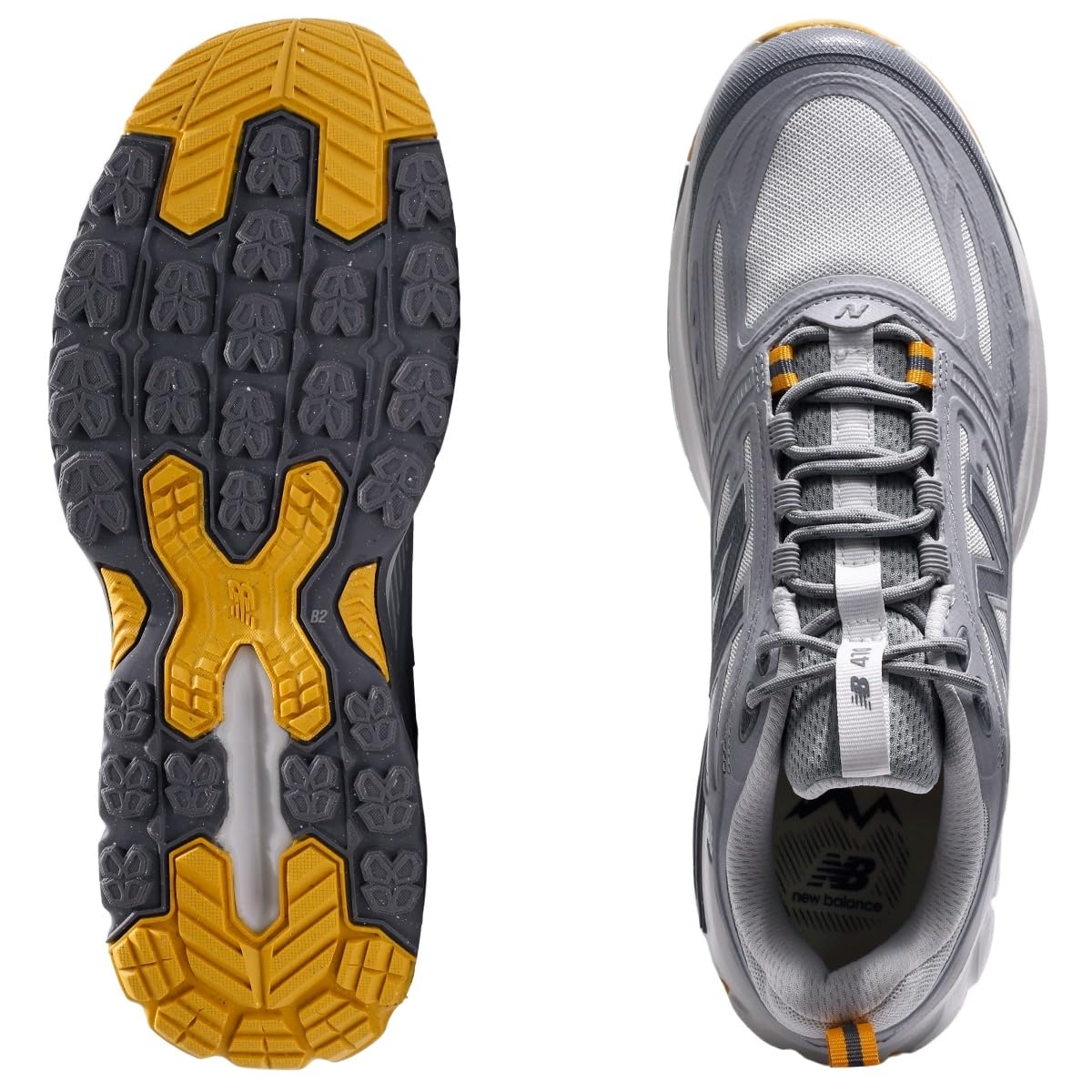 New Balance 410 V8 Shoes for Mountain RacingMen 10 UK (10.5 US) Grey Matter/Slate Grey