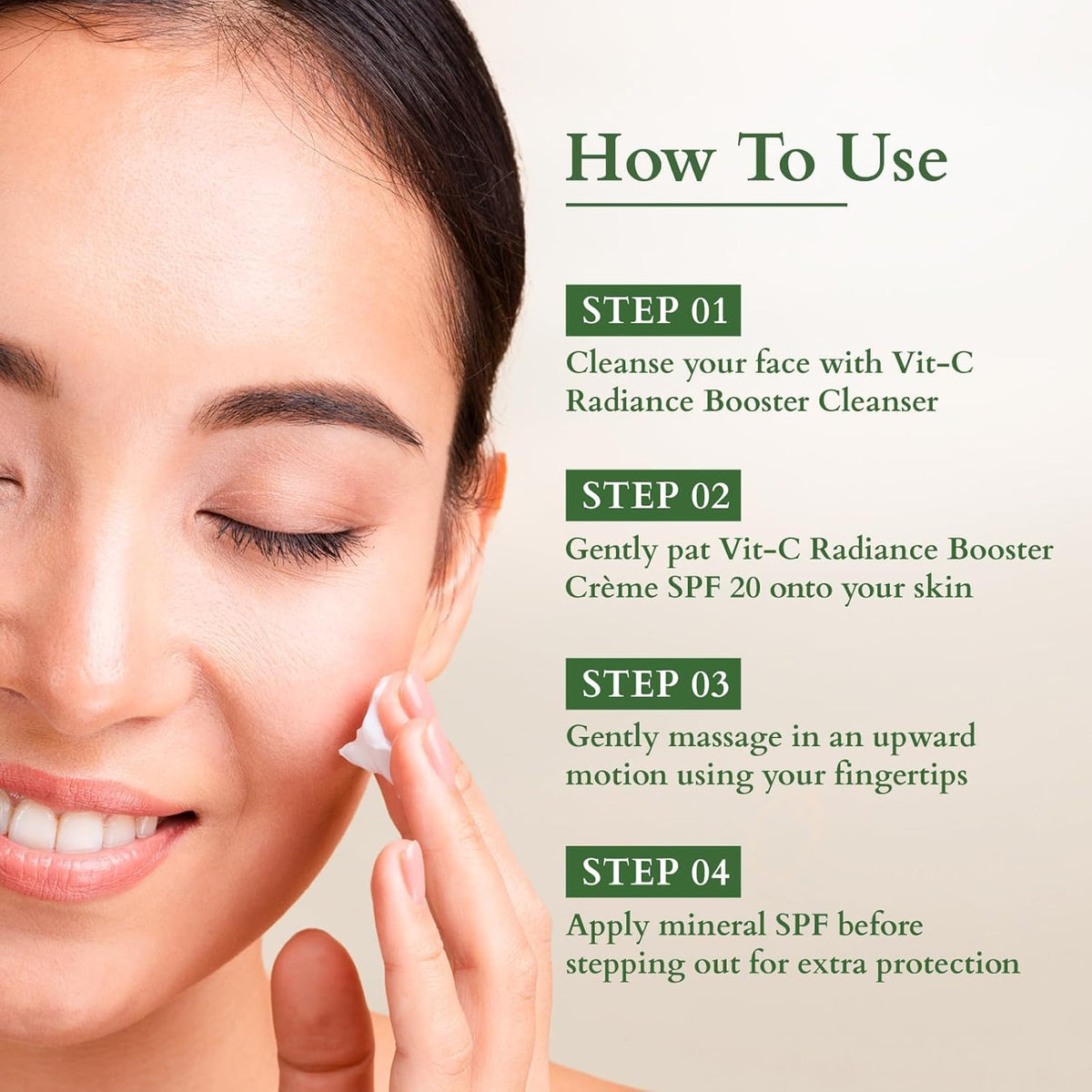 Lotus Organics+ Vitamin C Radiance Booster Face Cream | 100% Certified Organic Lemon Verbena | Boosts Collagen & Deeply Moisturises | SPF 20 PA+++ | All Skin Ty