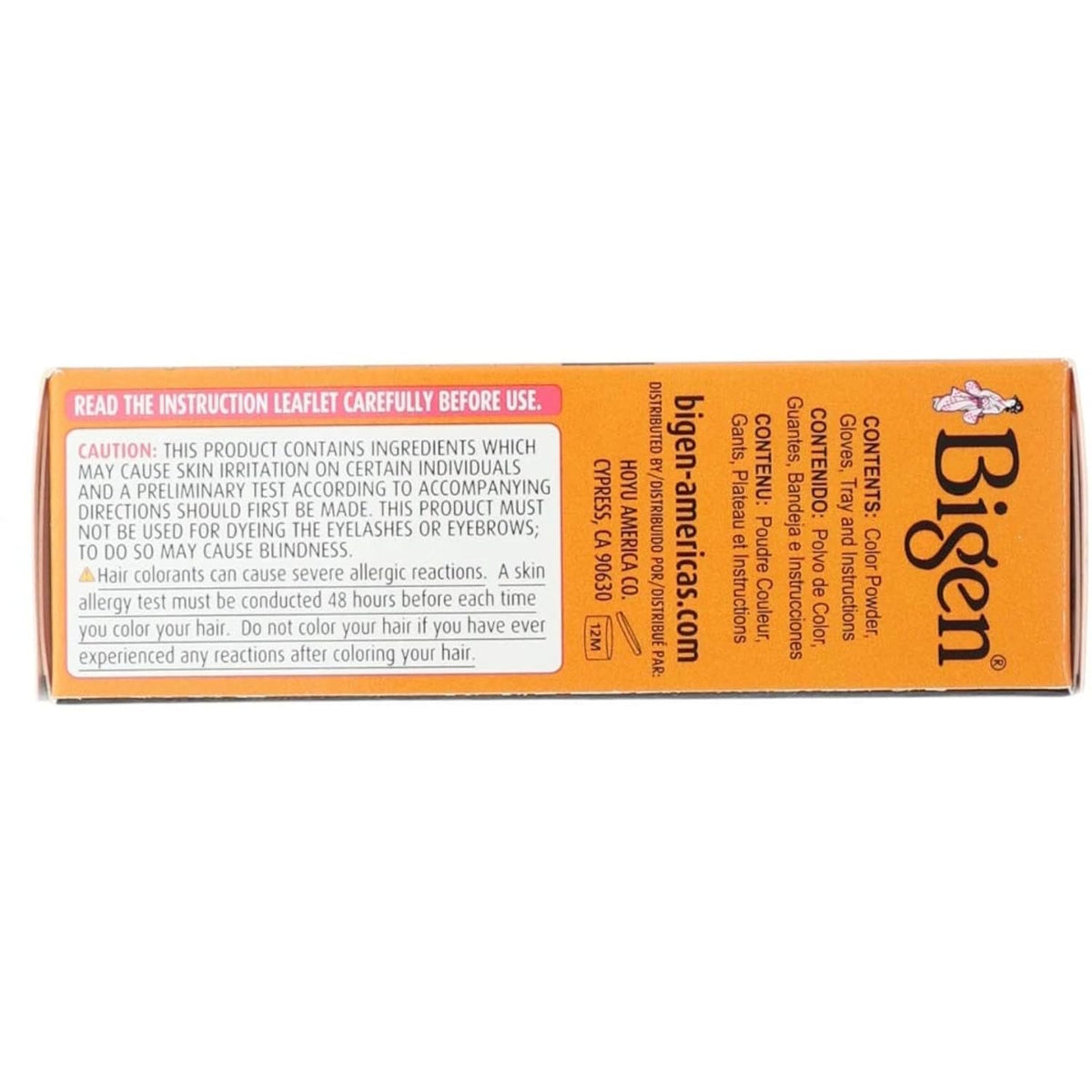 Bigen Permanent Powder Hair Color 59 Oriental Black 1 ea (Pack of 12)