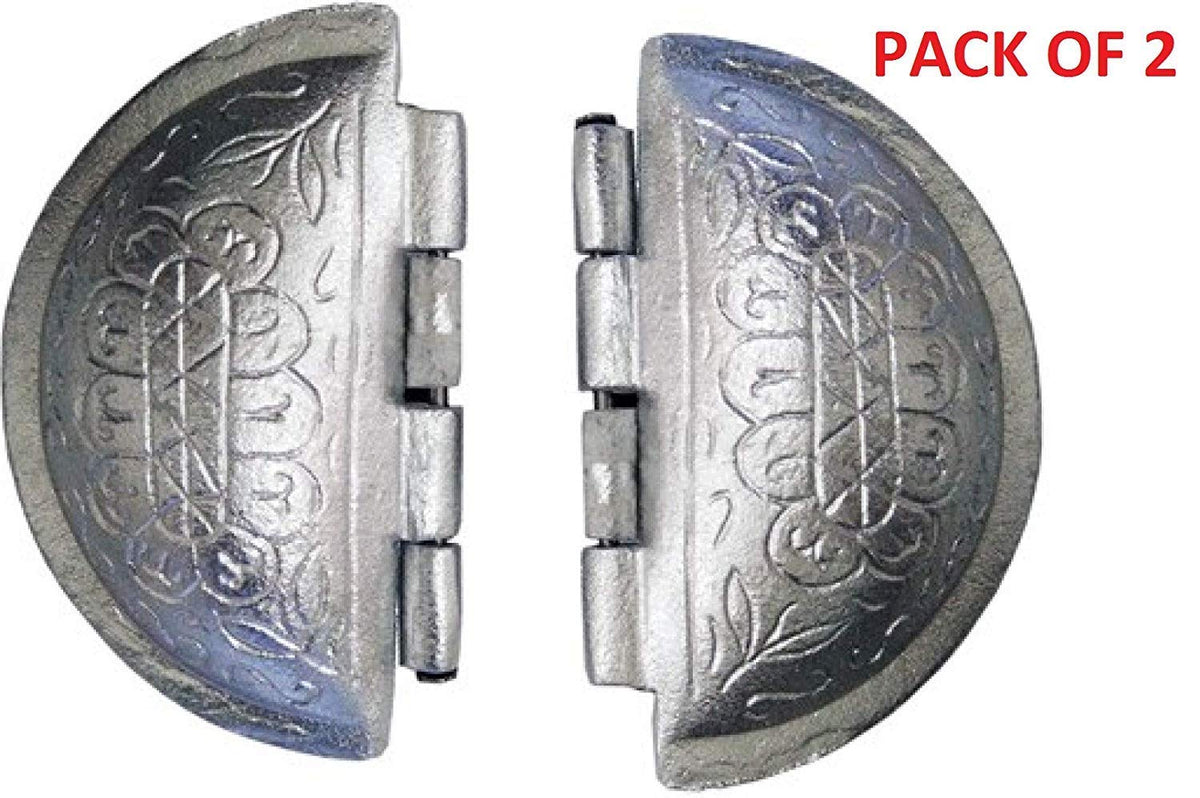 Kalakriti Aluminium Gujiya/Gujia Karanji kajjikayalu Maker Big| karjikai Mould Cutter| Sacha Machine| Dumpling Maker Kitchen Molds for Ganesh Chaturthi Holi Diw
