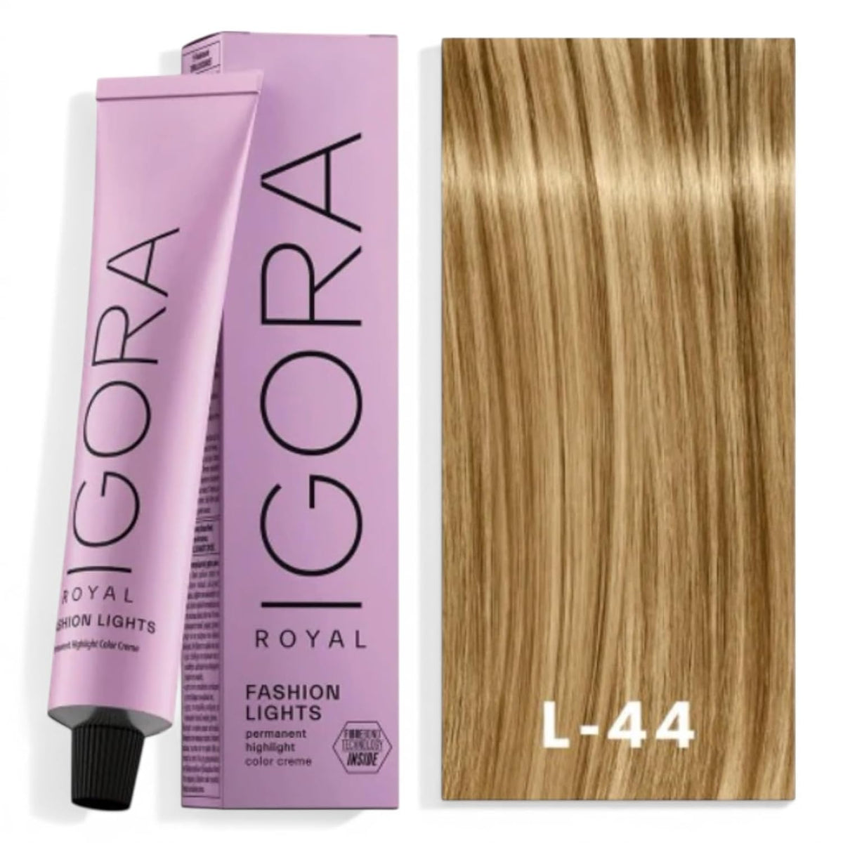 ROYAL Fashion Lights Permanent Highlight Color Creme + Solanly Tint Brush (2pc Bundle) (L-44)