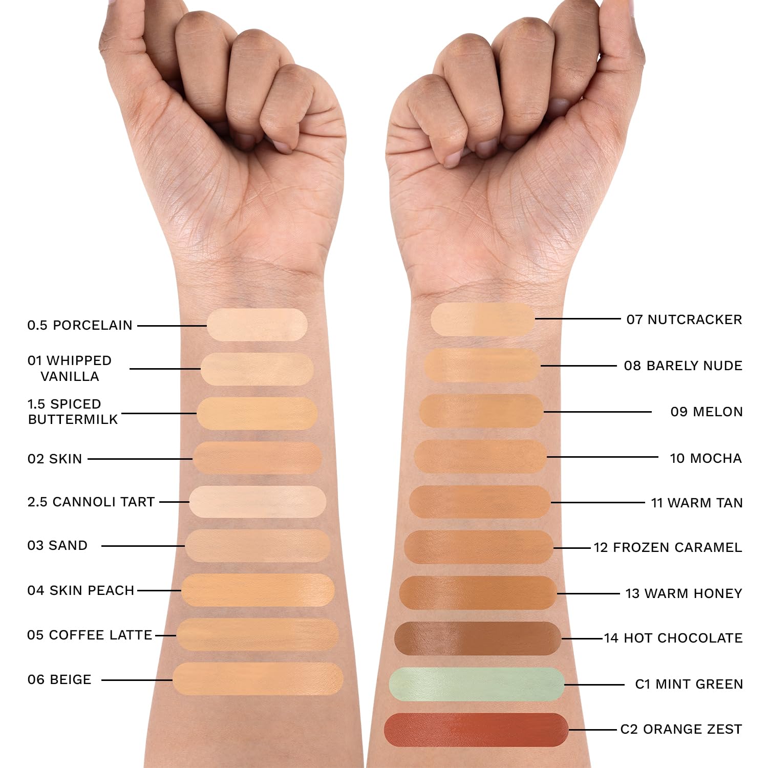 PAC Spotlight Liquid Concealer 08 Barely Nude | Full Coverage Self Setting Creaseproof Formula