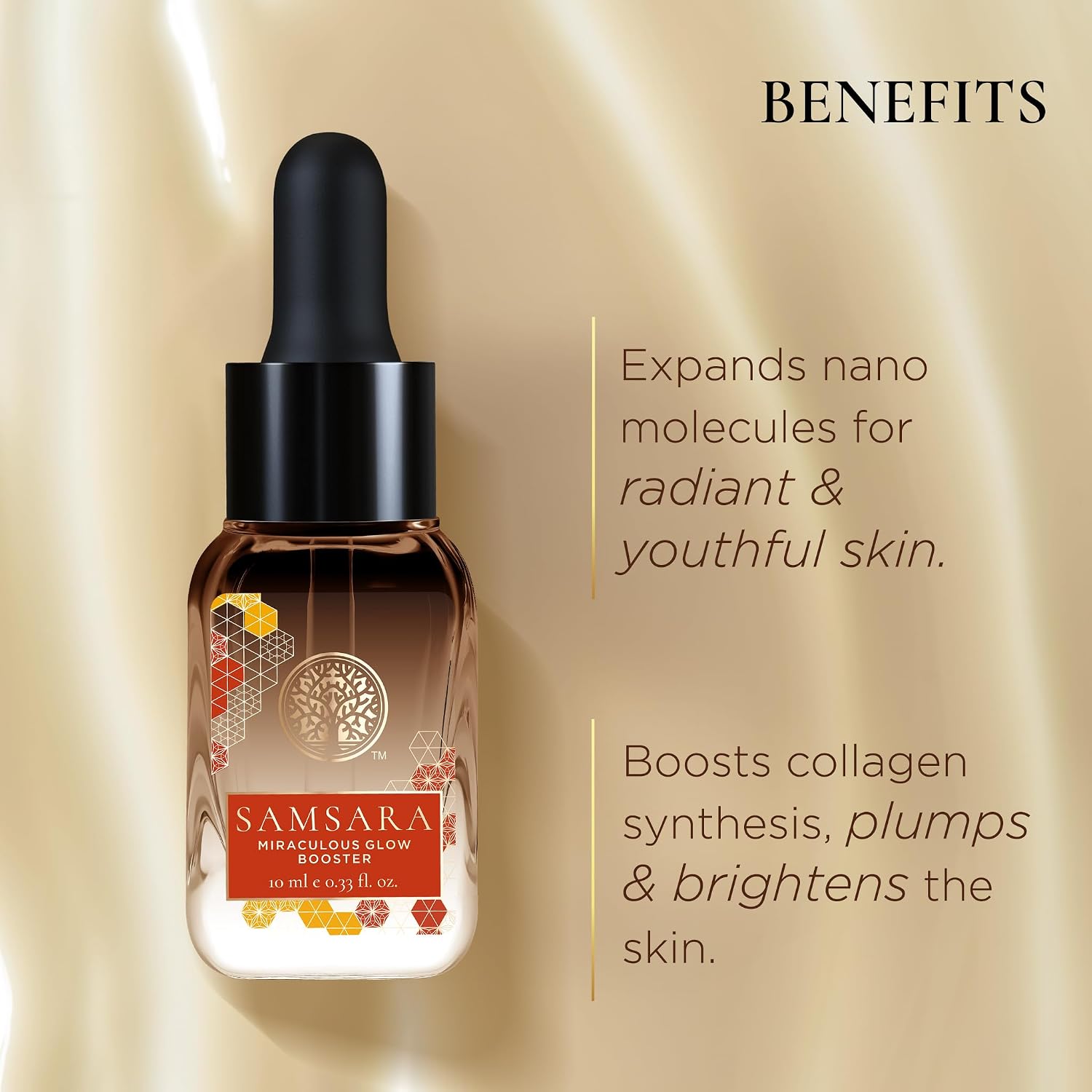 Forest Essentials Samsara Miraculous Glow Booster Anti-Ageing Day Serum | Plumps & Lifts skin for a Radiant, Youthful Glow | Innovative Nanotechnology & Fermented Herbs | Clinically Proven Results