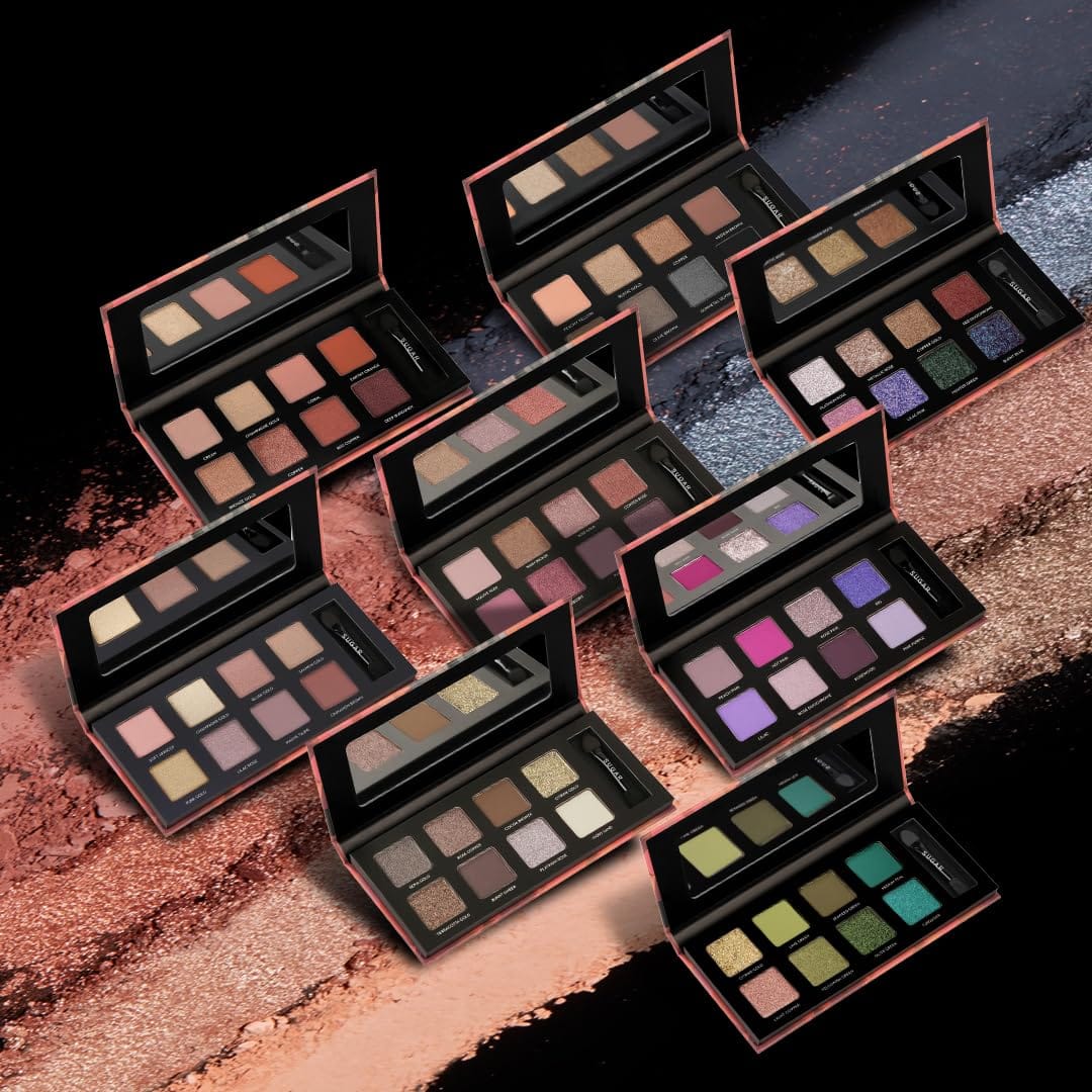 SUGAR - Blend The Rules Matte Eyeshadow Palette Powder (08 Reflection) - 10.4g
