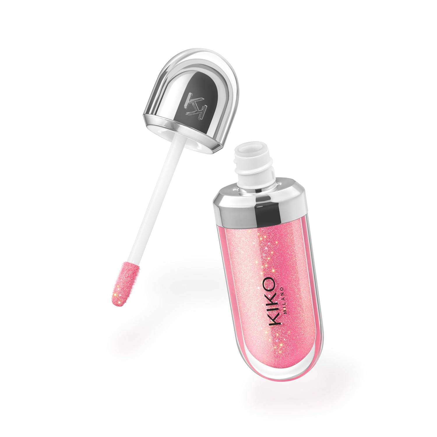 KIKO Milano 3D Hydra Lip Gloss – High Shine, Hydrating, Plumping, Non-Sticky, Moisturizing Lip Makeup Color:26 Sparkling Hibiscus Pink