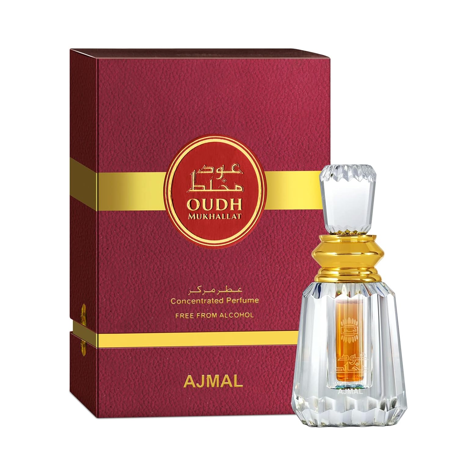 Ajmal - Oudh Mukhallat Concentrated Perfume Free From Alcohol (6ML)