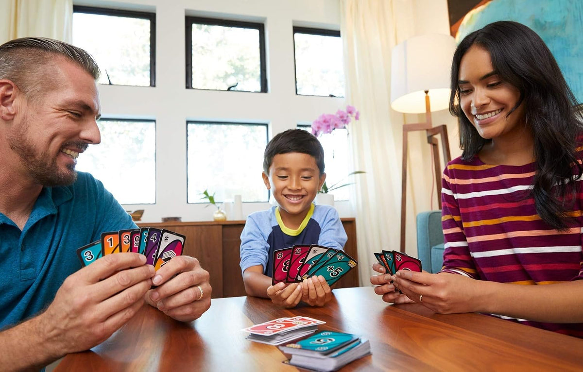 Mattel Games Uno Flip Side & Mattel Skip Bo Card Game