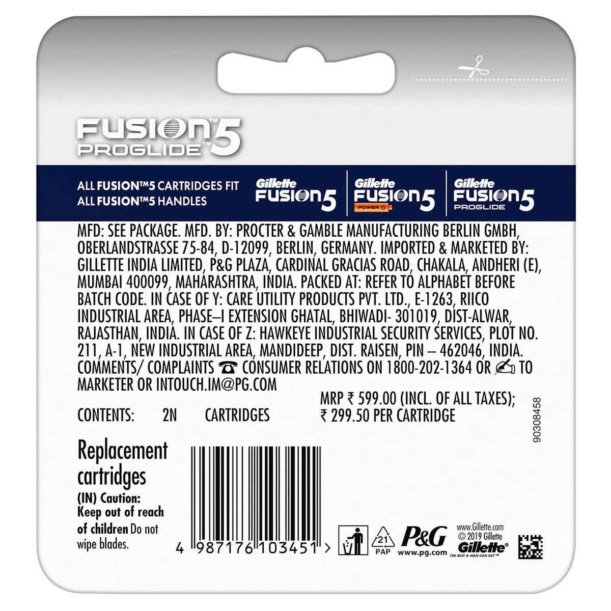 Gillette Flexball Pro Glide Gift Pack and Flexball Razor with 4 Flexball Cartridge & Gillette Fusion Proglide Flex Ball Manual Shaving Razor Blades - 2 Cartridg