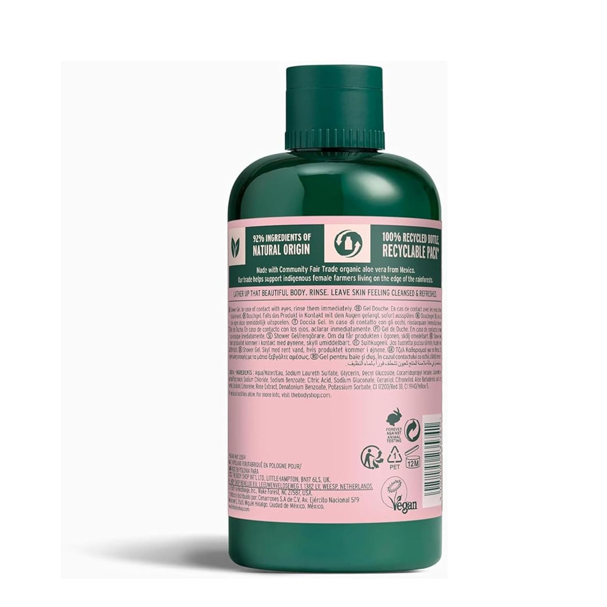 The Body Shop Shower Gel 250 Ml Rose 250 ml (Pack of 1)