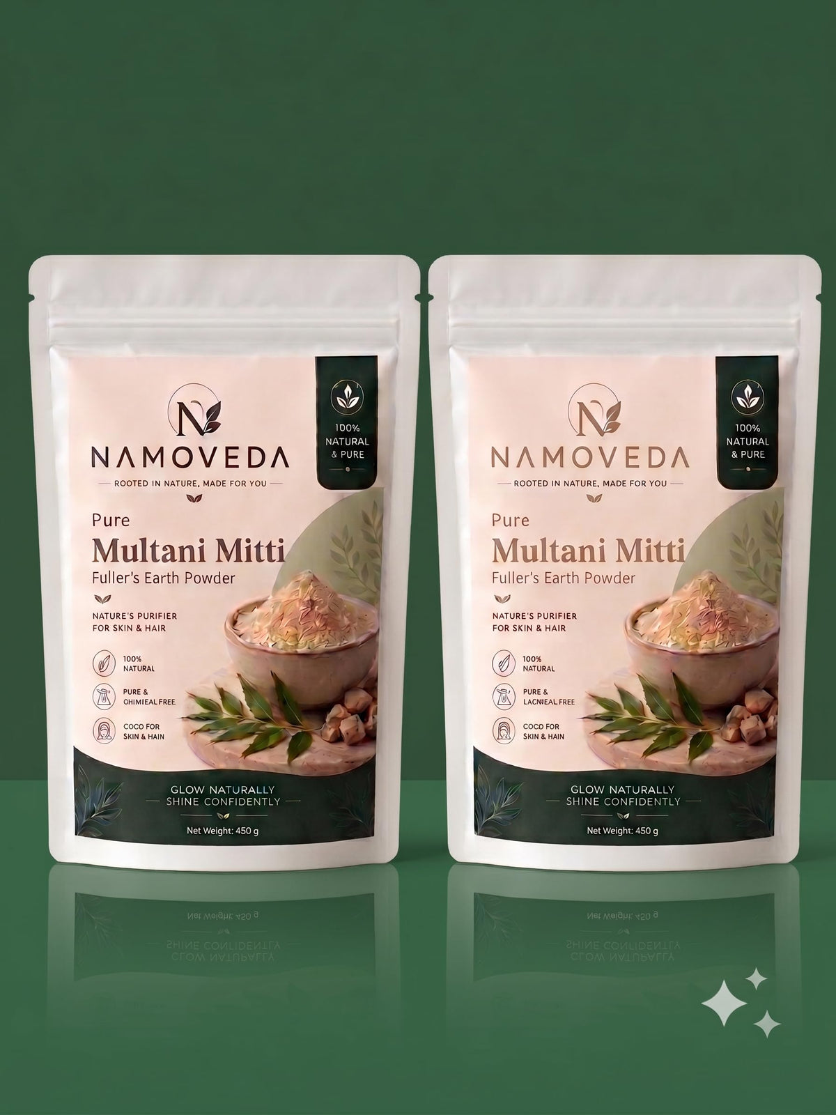 NAMOVEDA Multani Mitti Powder 900 g Everyday Natural Beauty Care