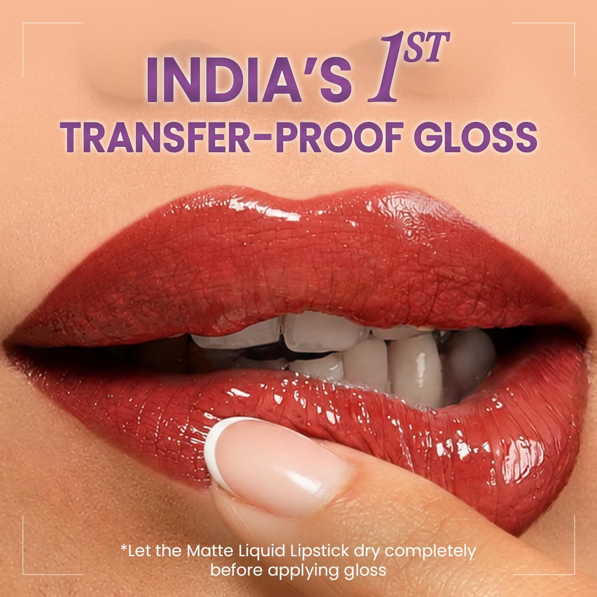Staze Gloss Lock 2-in-1 Liquid Lipstick Matte Lipstick + High-Shine Transferproof Gloss 12H Long-lasting Intense Pigment Lightweight & Waterproof 01 I'm Cute 7g