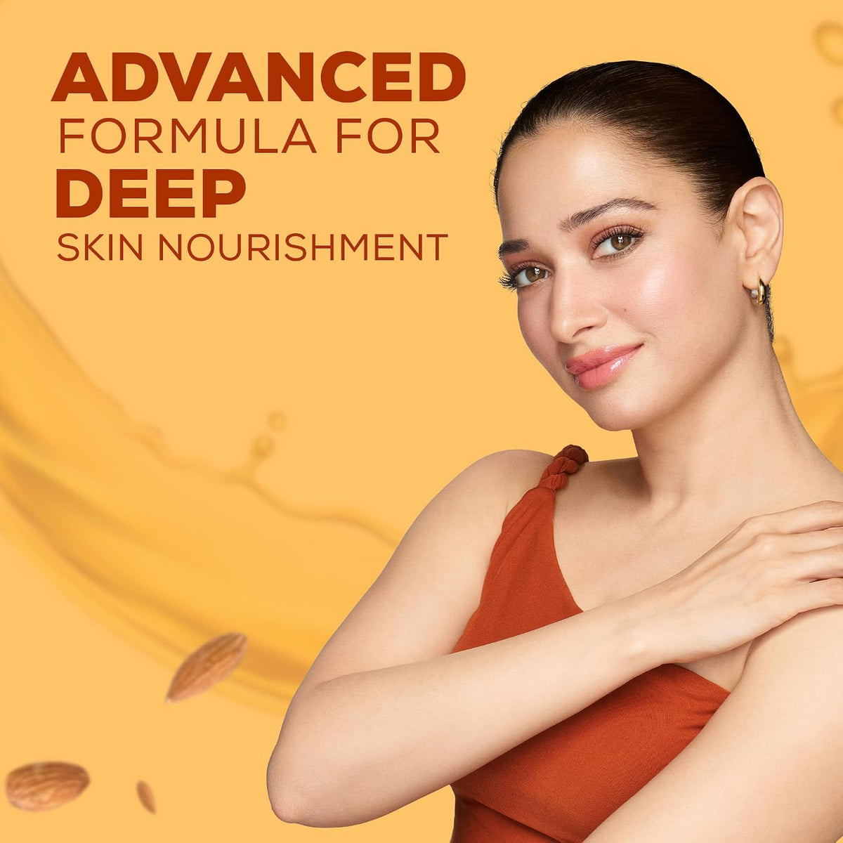 Joy Honey & Almonds Advanced Nourishing Lightweight Winter Body Lotion 750ml | Enriched With Shea Butter | Natural Sunscreen Filters | 48 Hour Moisture, Suitabl