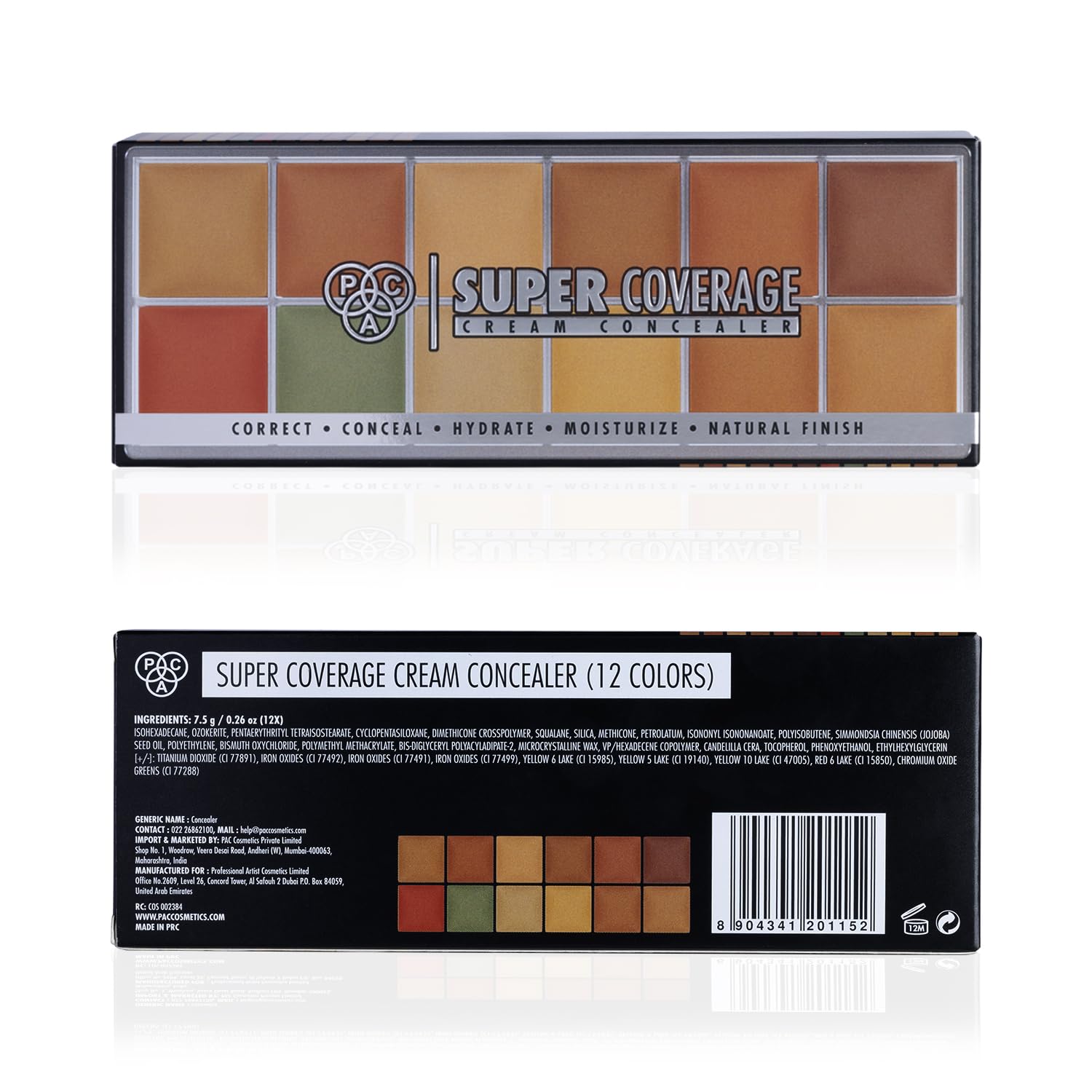 PAC Super Coverage Cream Concealer X12