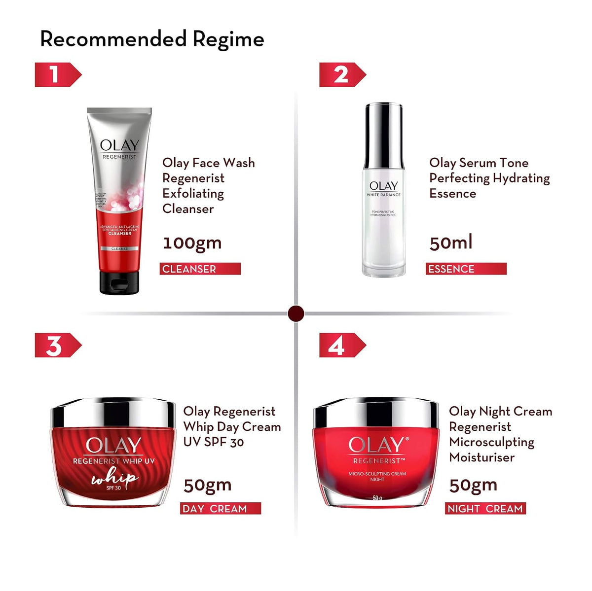 Olay Regenerist Whip Cream with SPF30 | Ultra Lightweight | Hydrated, Plump, Bouncy Skin | With Hyaluronic Acid, Niacinamide and Peptides | Normal, Oily, Dry, C