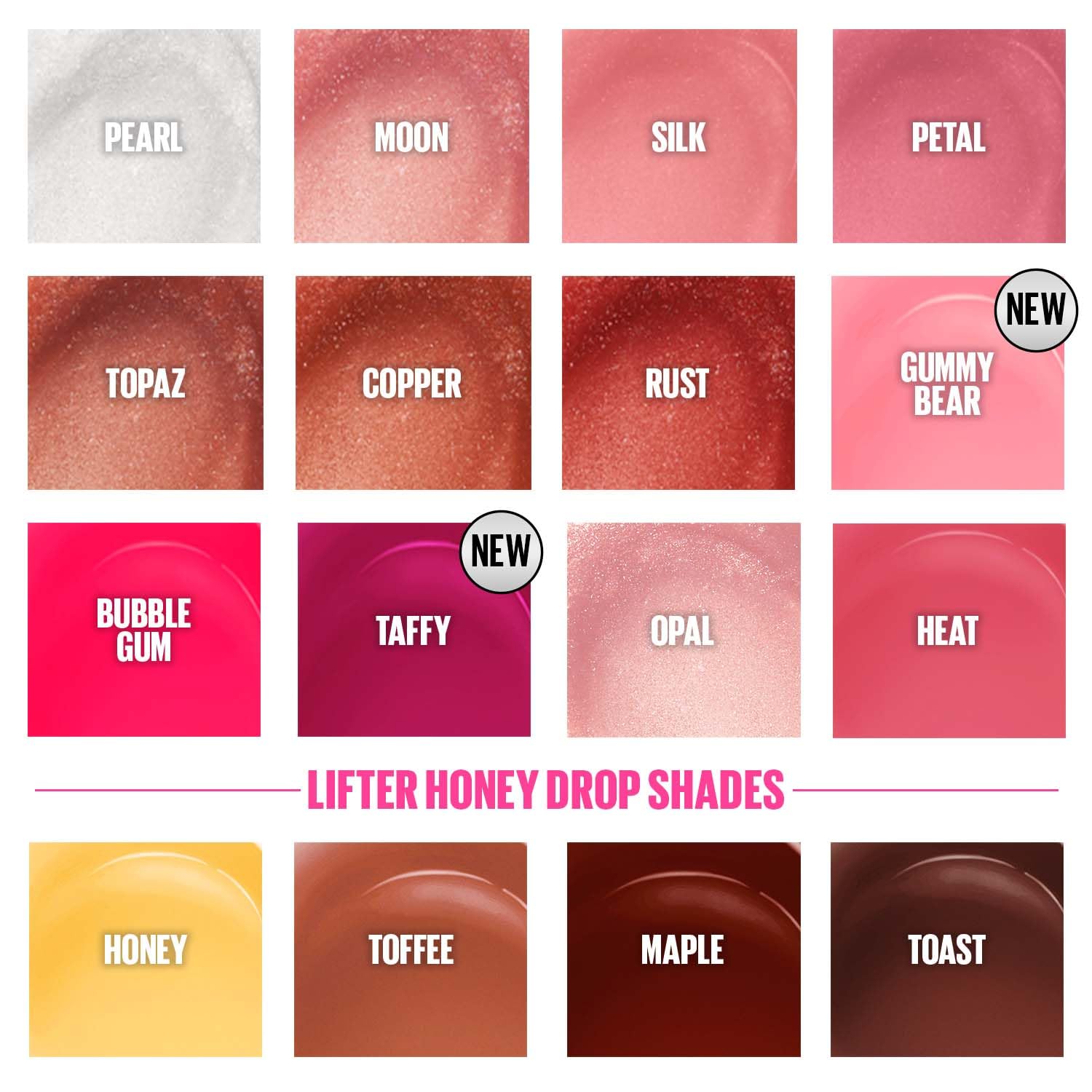 Maybelline New York Lifter Gloss Hydrating Honey'd Lip Gloss with Hyaluronic Acid |Gummy Bear, 5.4ml
