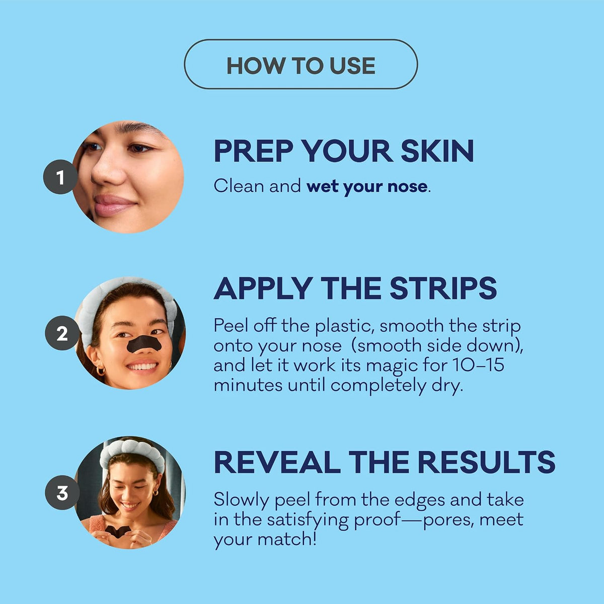 Bioré Charcoal, Deep Cleansing 18 Nose Strips for Blackhead Removal on Oily Skin, with Instant Pore Unclogging, features Natural Charcoal (Packaging May Vary)