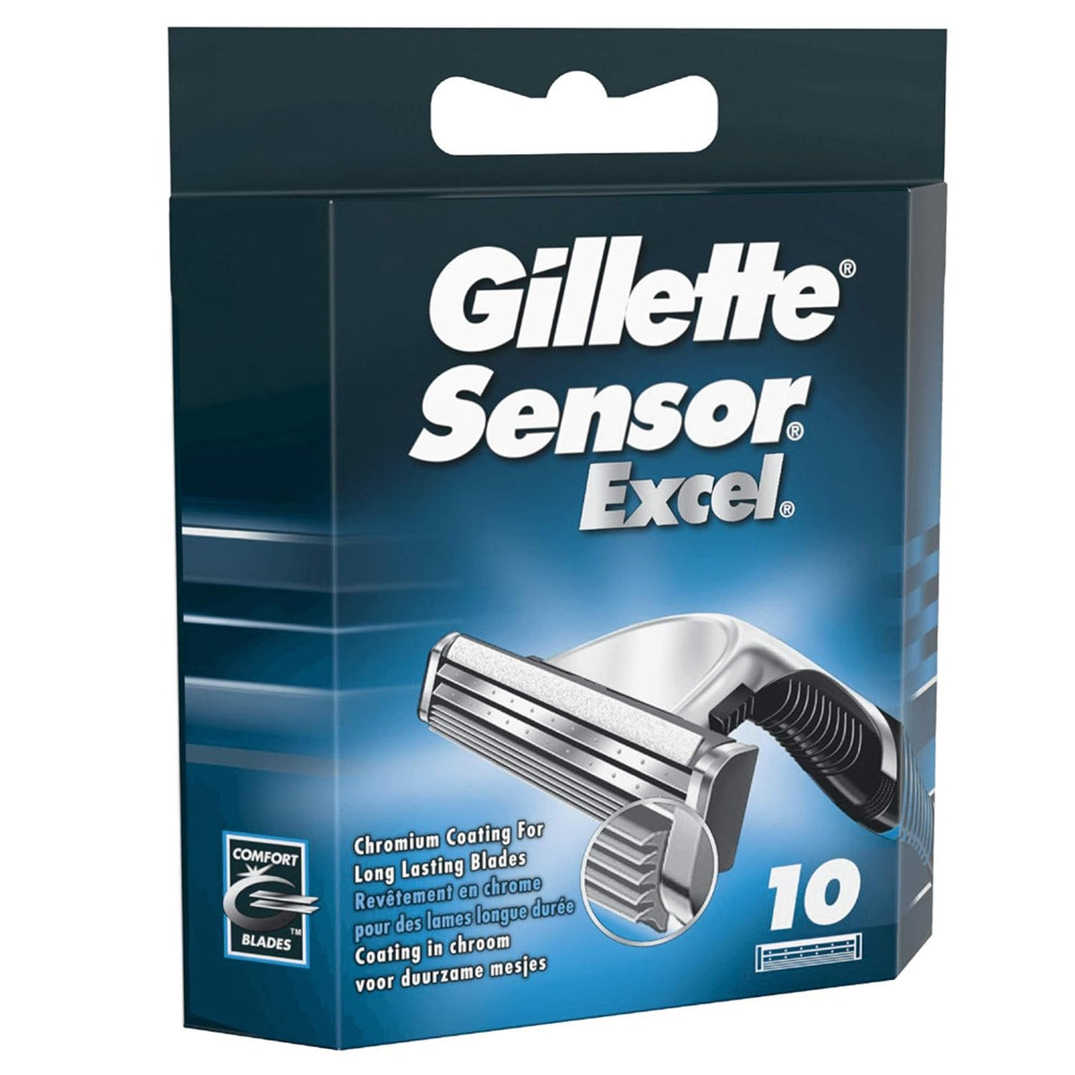 Gillette Sensor Excel Refill Razor Blade Cartridges - Men, 1 Count (Pack of 10 Blades) 5 count (Pack of 1)