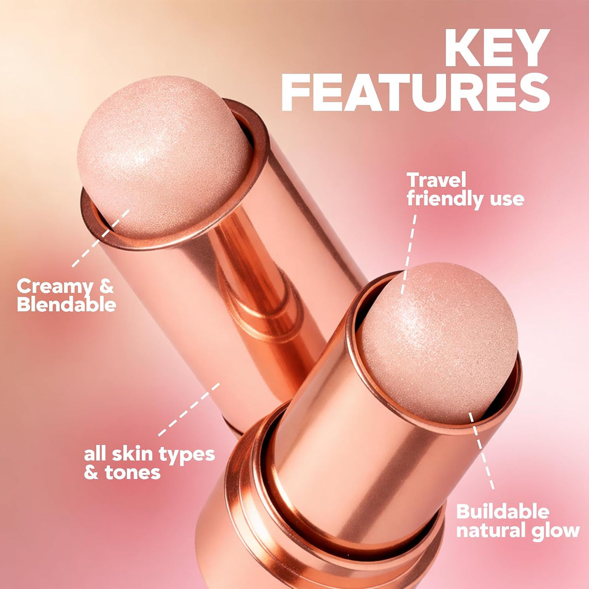 Maliao Insta-Glow Highlighting Stick - Illuminate Your Radiance Instantly (04) 8g 04 8 g (Pack of 1)