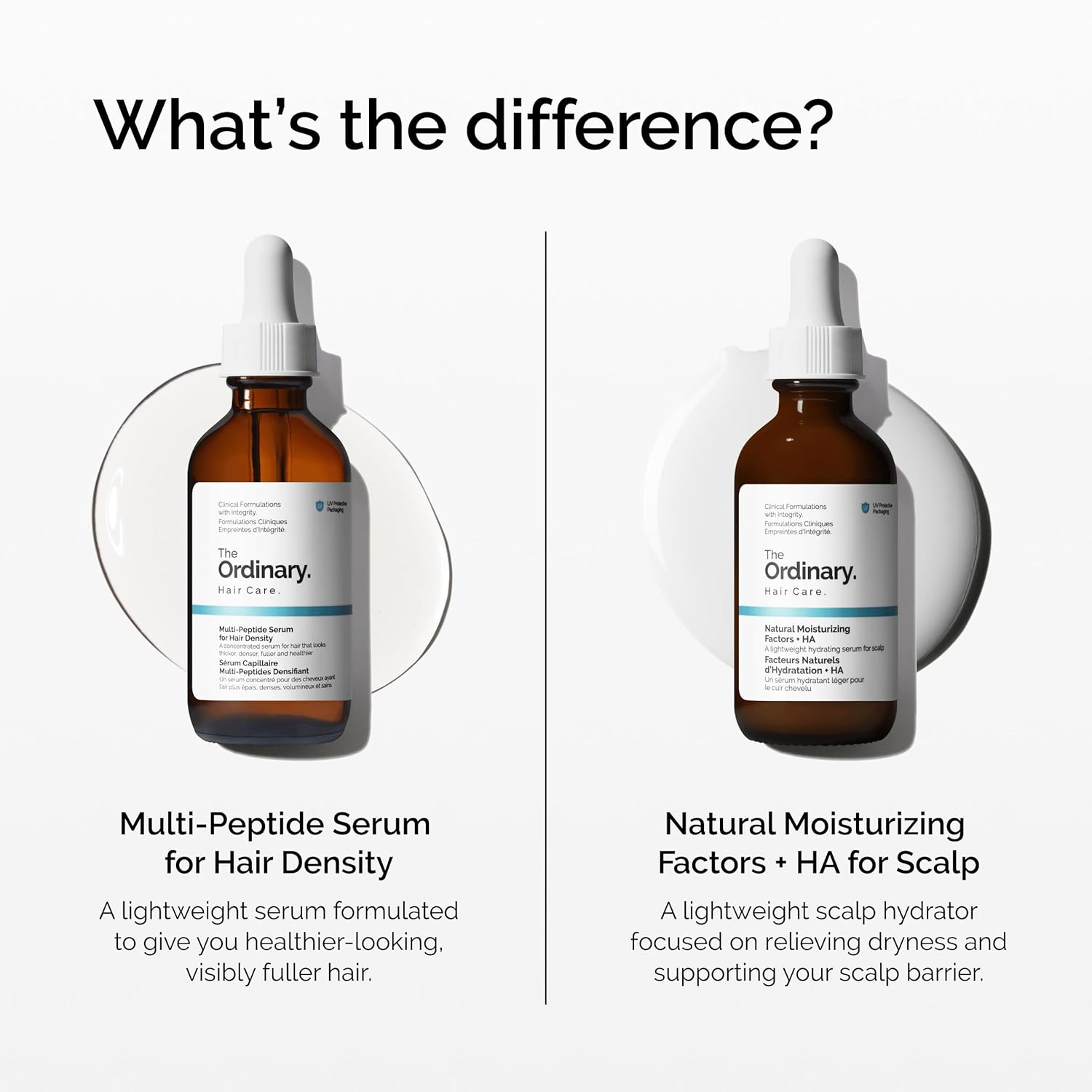 The Ordinary Multi-Peptide Serum for Hair Density and Scalp Support, Peptide-Powered Formula for Thicker, Fuller Looking Hair, 60ml