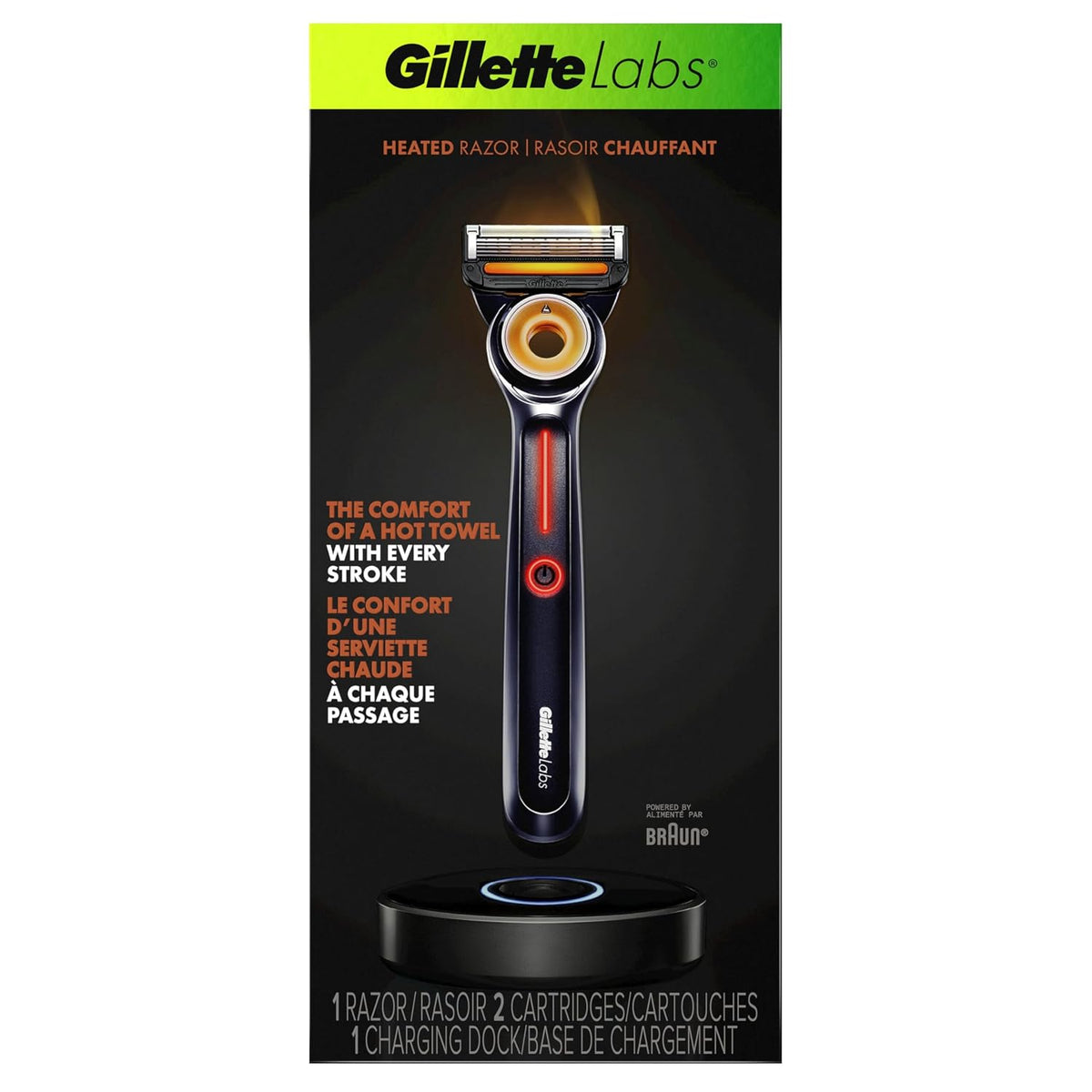 GilletteLabs Men Labs Heated Razor Starter It By Gillettelabs