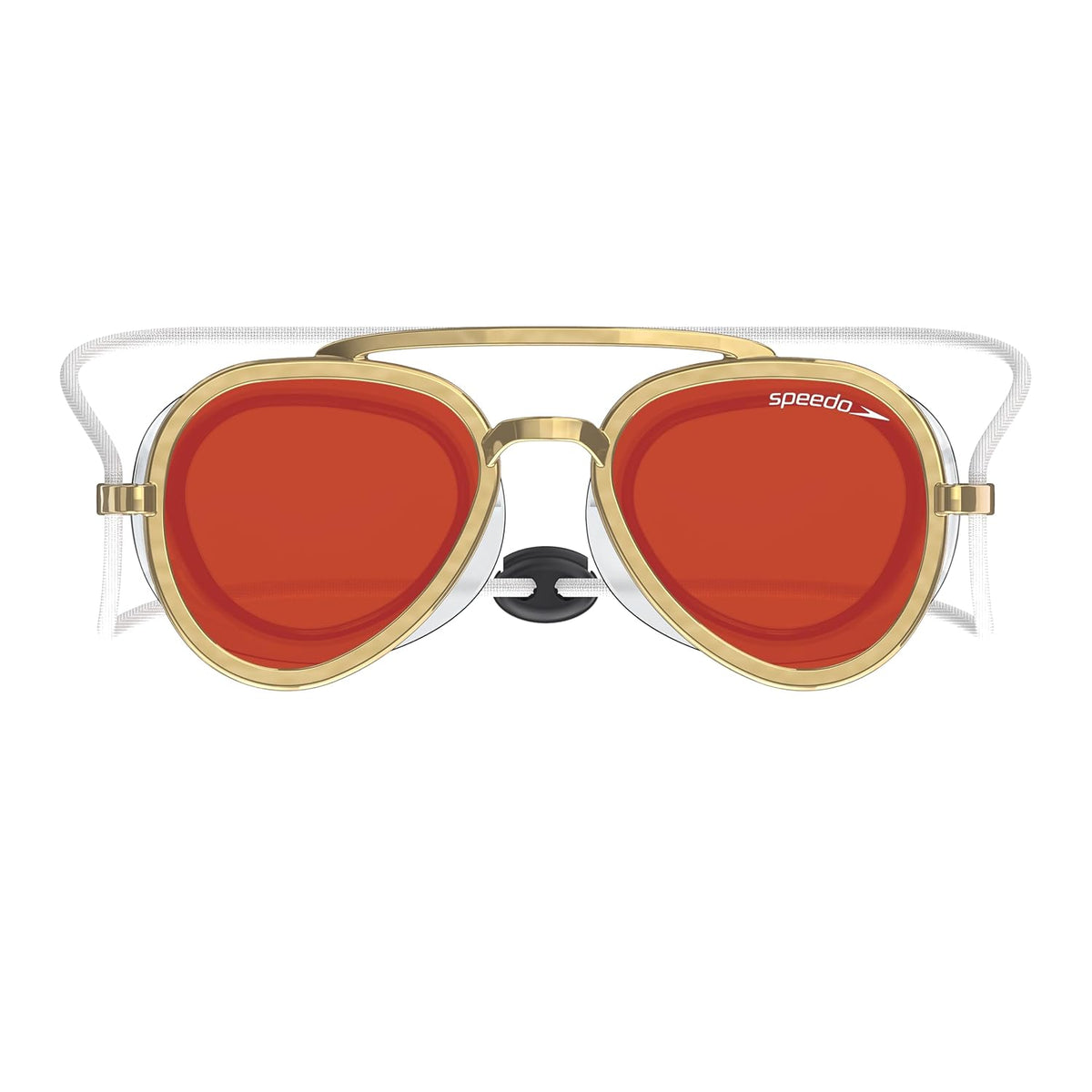 Speedo Unisex-Adult Swim Goggles Sunny G Mariner Gold/Bronze/Crimson