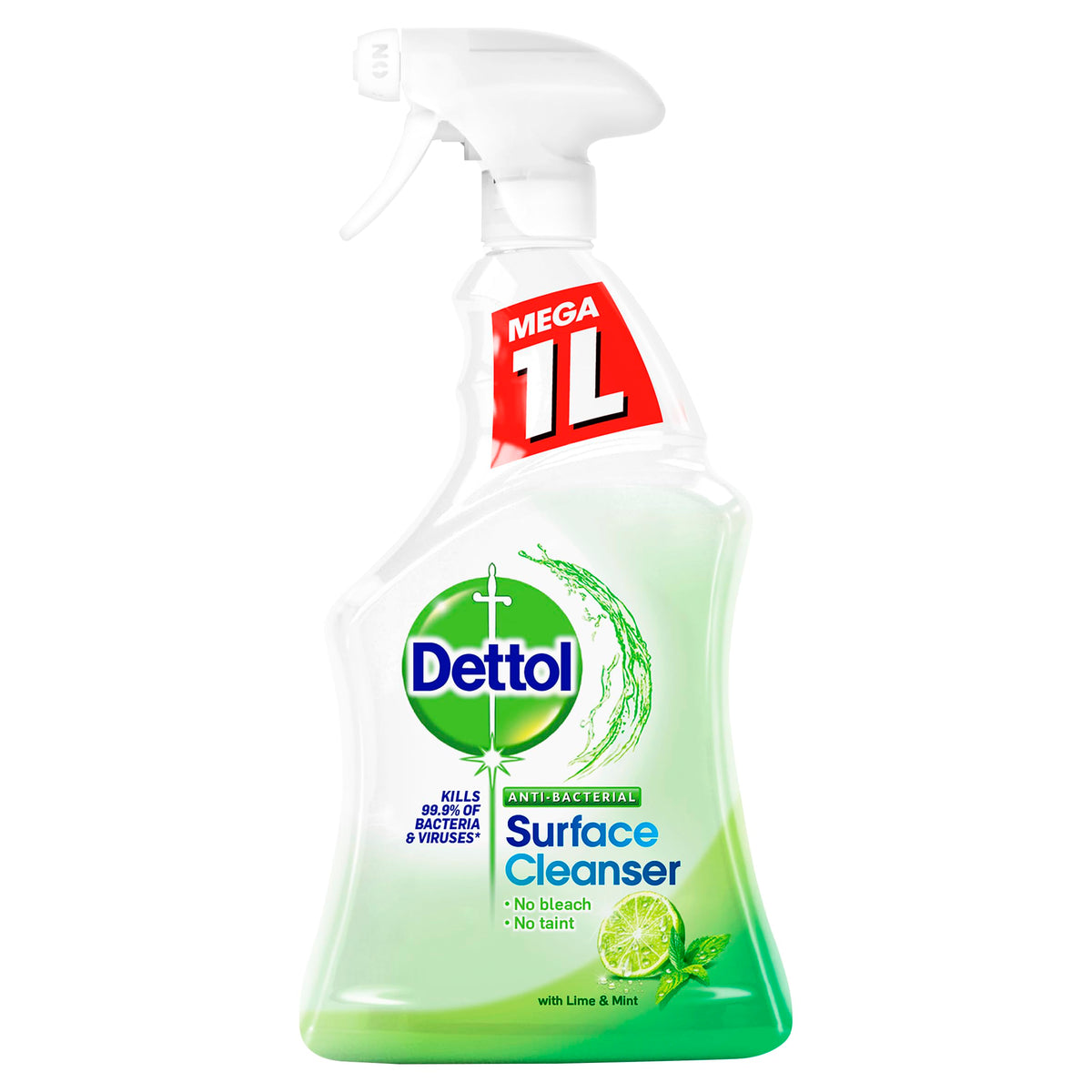 Dettol Anti Bacterial Surface Cleaner Lime and Mint 750 ml (Pack of 1)