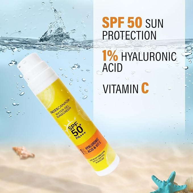 Faces - Water Gel Sunscreen SPF 50 PA+++ (50g)