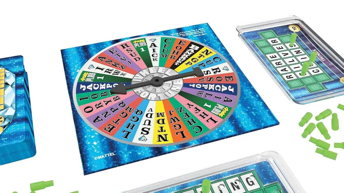 Mattel Wheel of Fortune Bingo Fast Fun Games for 7 Years & Above