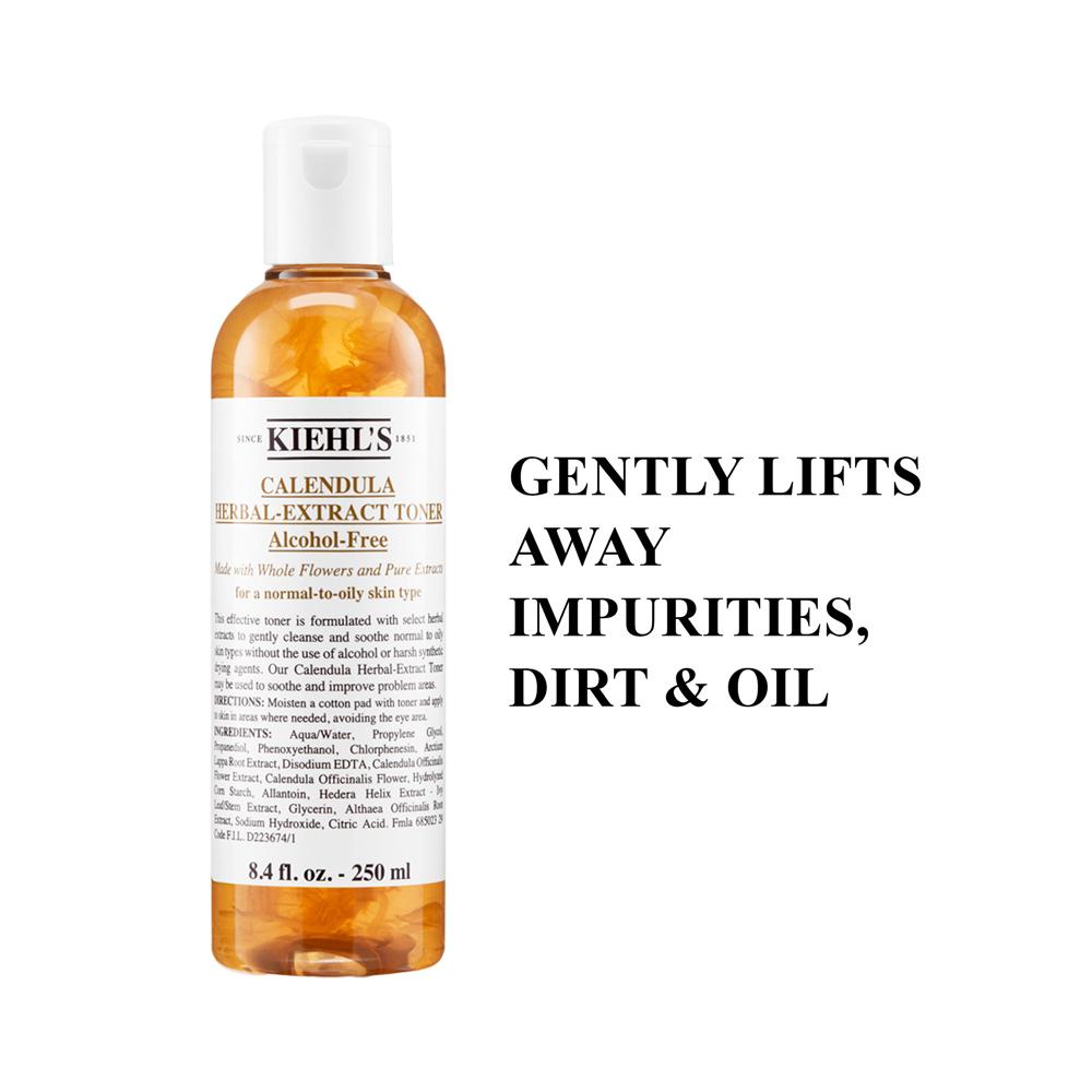 Kiehl's Calendula Herbal Extract Alcohol-Free Toner - Normal To Oily (250ml)