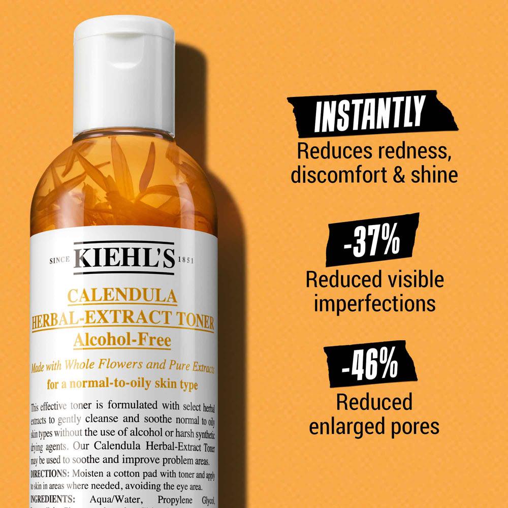 Kiehl's Calendula Herbal Extract Alcohol-Free Toner - Normal To Oily (250ml)