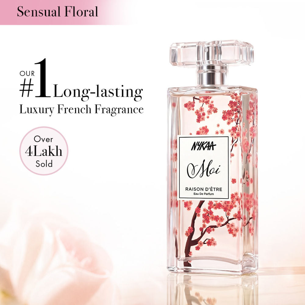 Moi Raison D'Etre Sensual Floral Long-Lasting Perfume For Women | Rose Warm Vanilla Day To Night EDP (100ml)