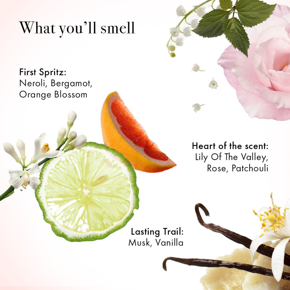 Moi Raison D'Etre Sensual Floral Long-Lasting Perfume For Women | Rose Warm Vanilla Day To Night EDP (100ml)