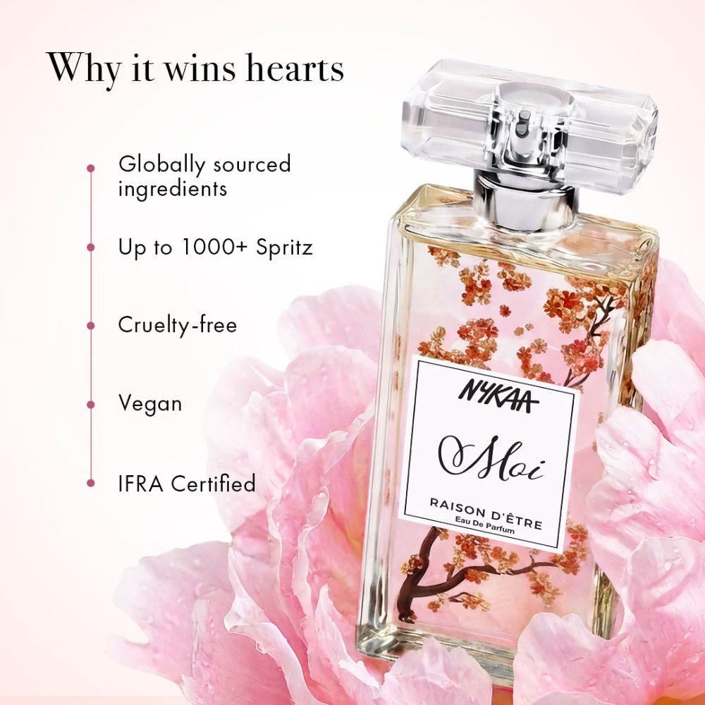Moi Raison D'Etre Sensual Floral Long-Lasting Perfume For Women | Rose Warm Vanilla Day To Night EDP (100ml)