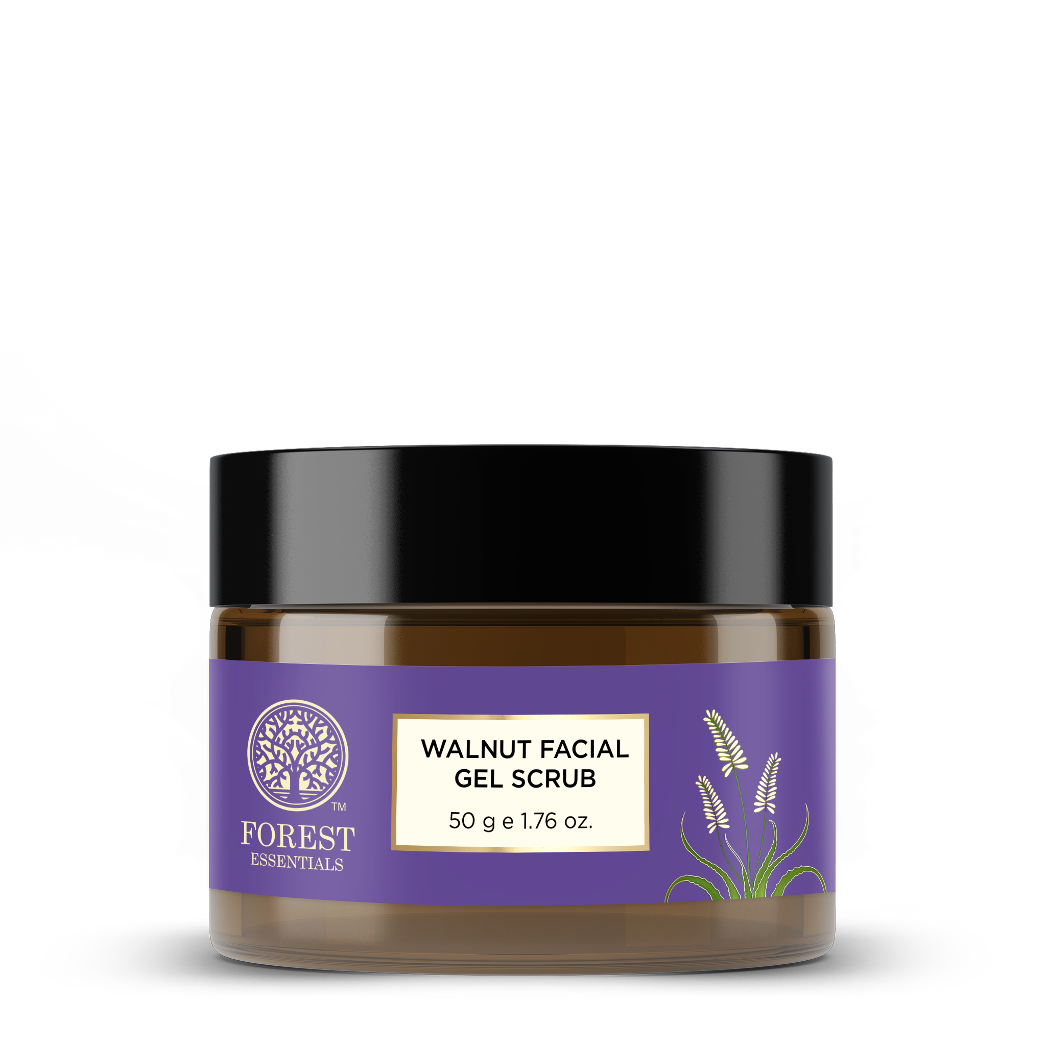 Forest Essentials Walnut Facial Gel Scrub Ayurvedic Tan Removal Walnut Scrub (50gm)