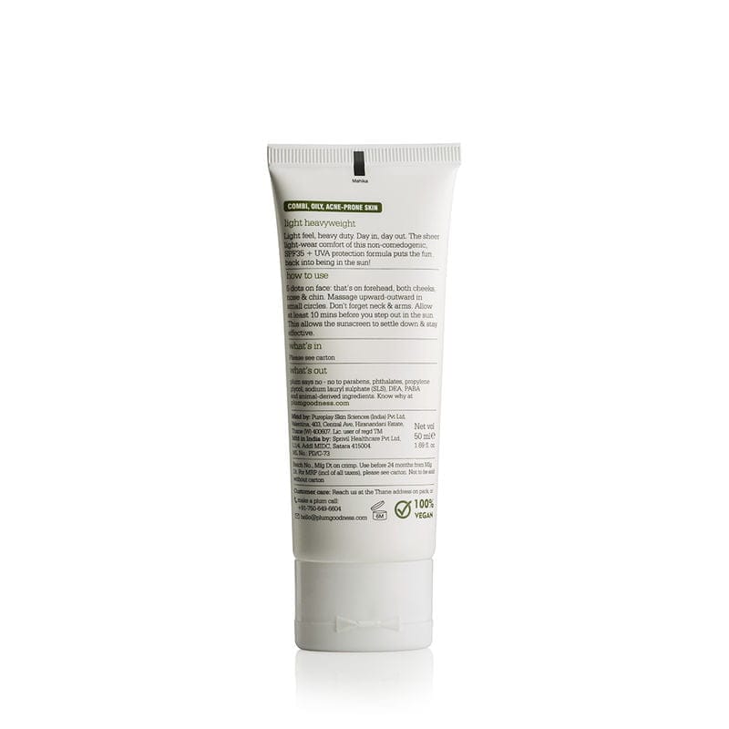 Plum Green Tea Day-Light Sunscreen Gel SPF 35 PA+++ (50mL)