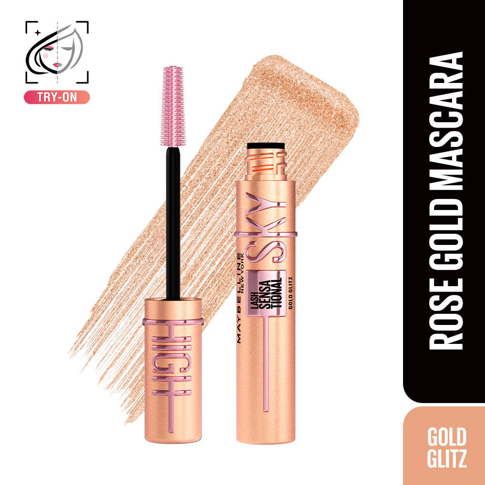 Maybelline New York Lash Sensational Sky High Mascara - Rosegold Glitz (7.2ml)