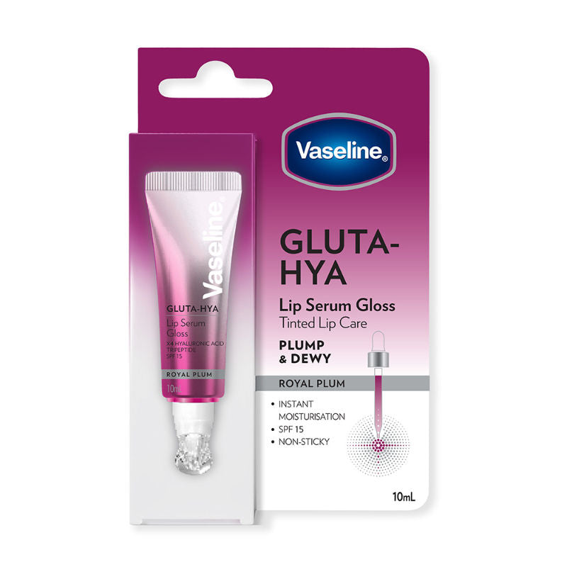 Vaseline Gluta-Hya Lip Gloss Serum - Royal Plum (10ml)